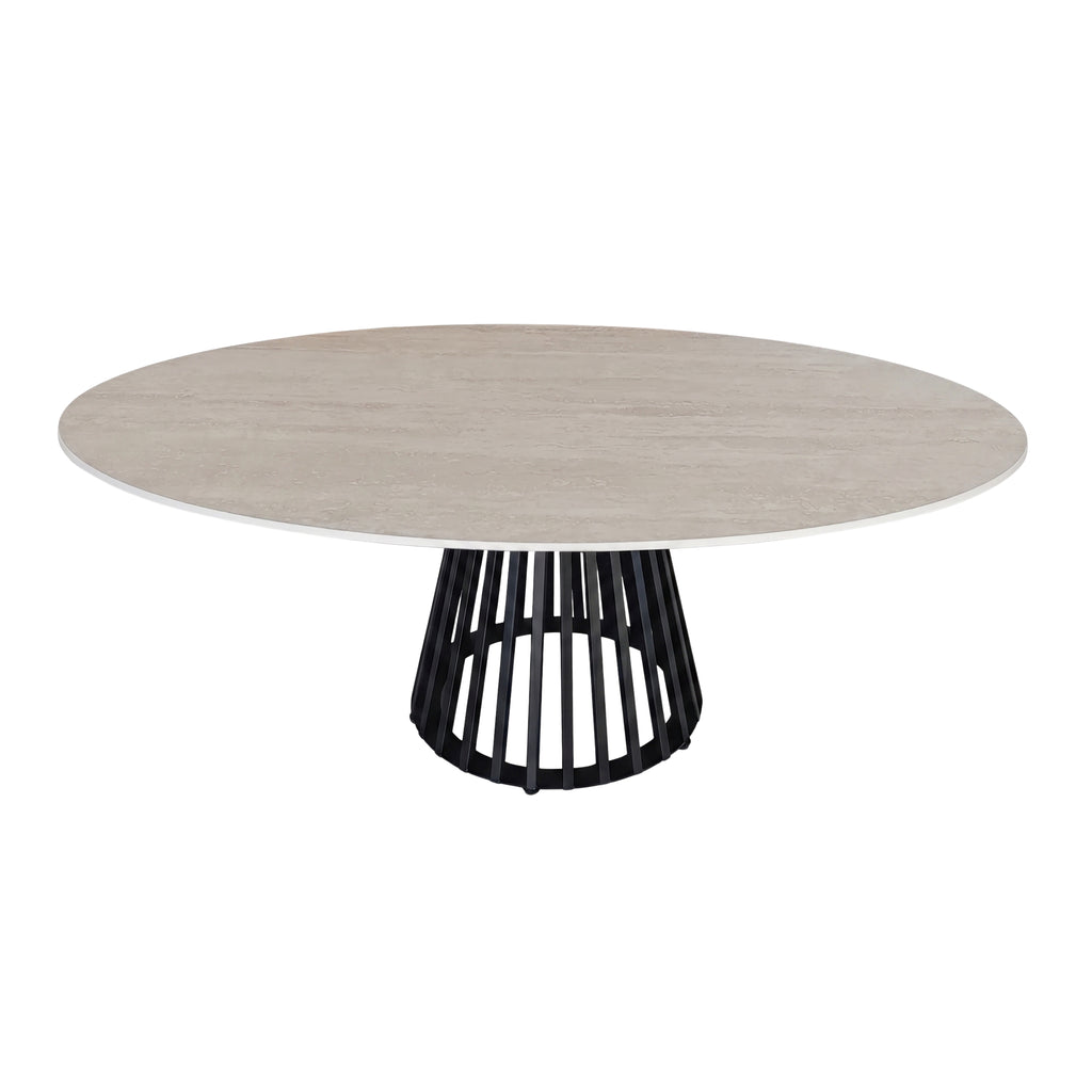 Mesa de Centro Adele | Estructura Negra - Beige