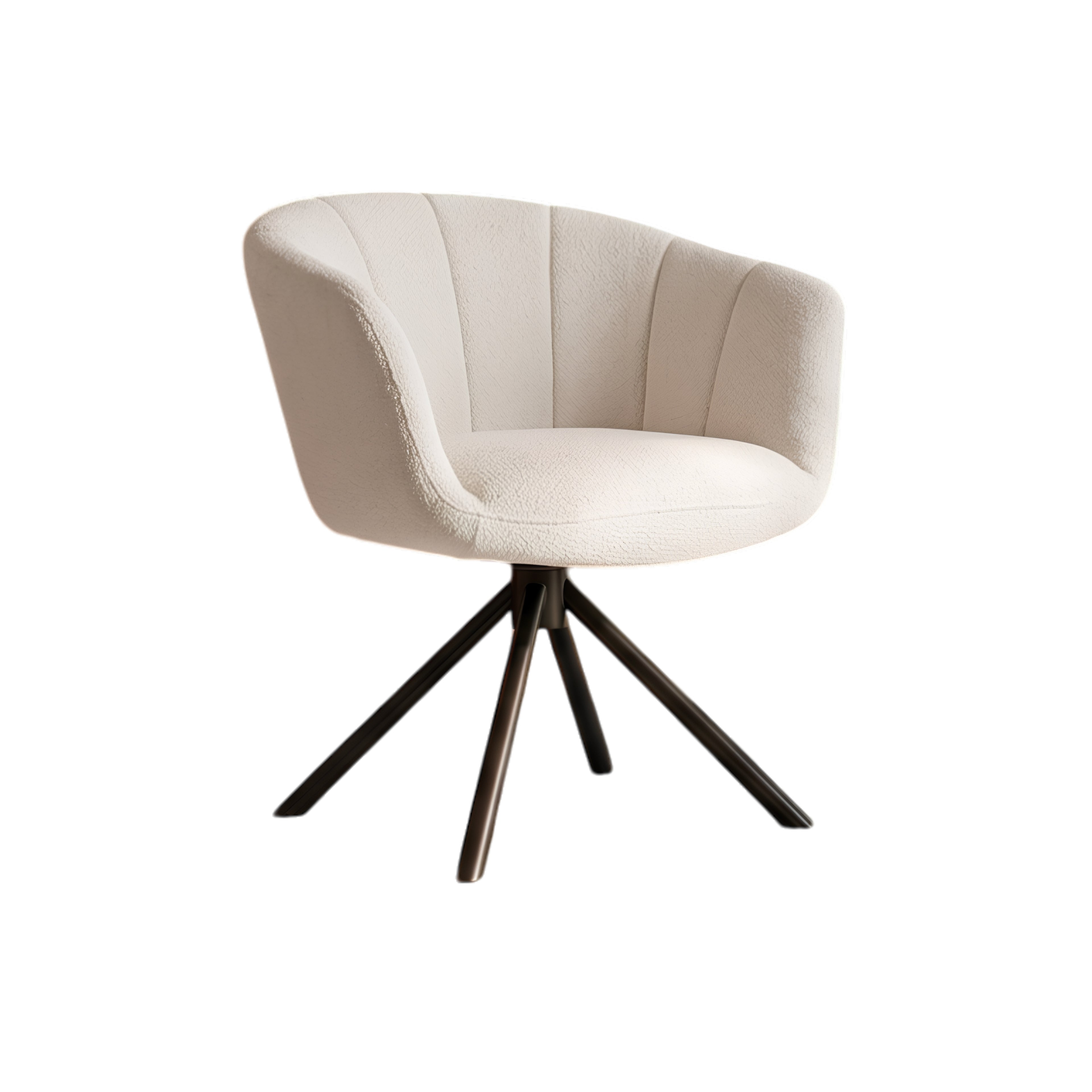 Silla Araceli Giratoria 360º | Estructura Negra