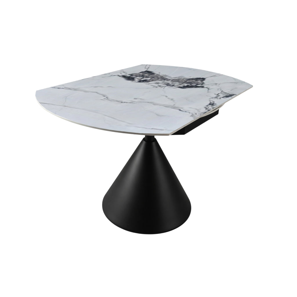 Mesa de Comedor Extensible Aurora | Estructura Negra