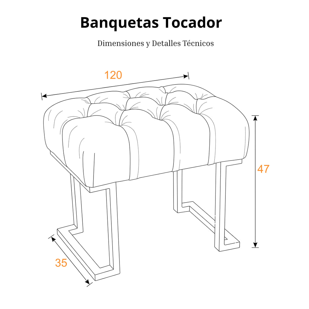Banquetas Tocador