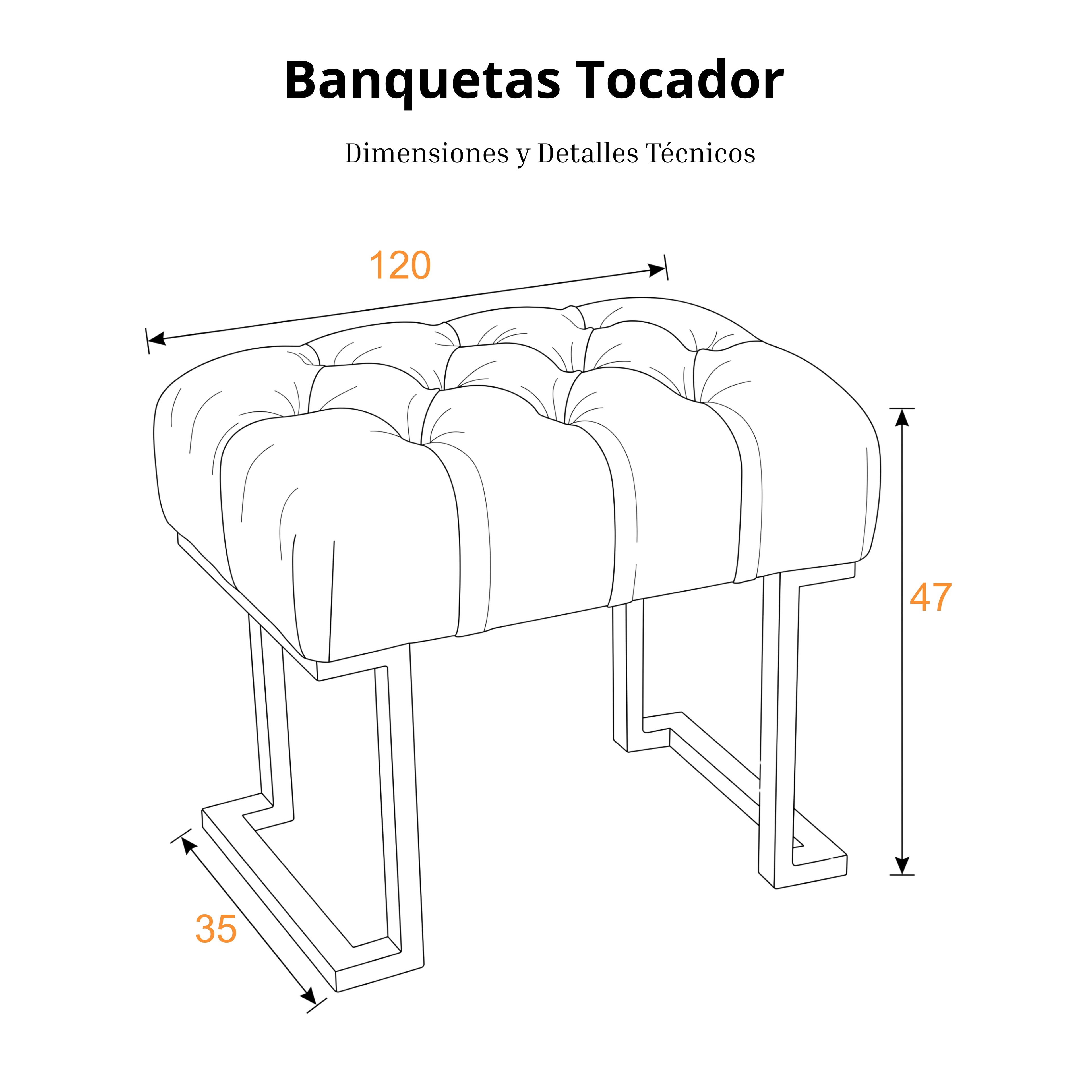 Banquetas Tocador