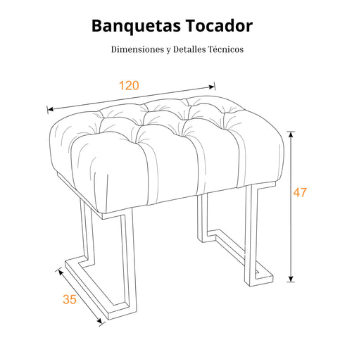 Banquetas Tocador