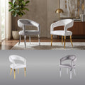 Silla Bianca | Estructura Acero Oro - Cromo