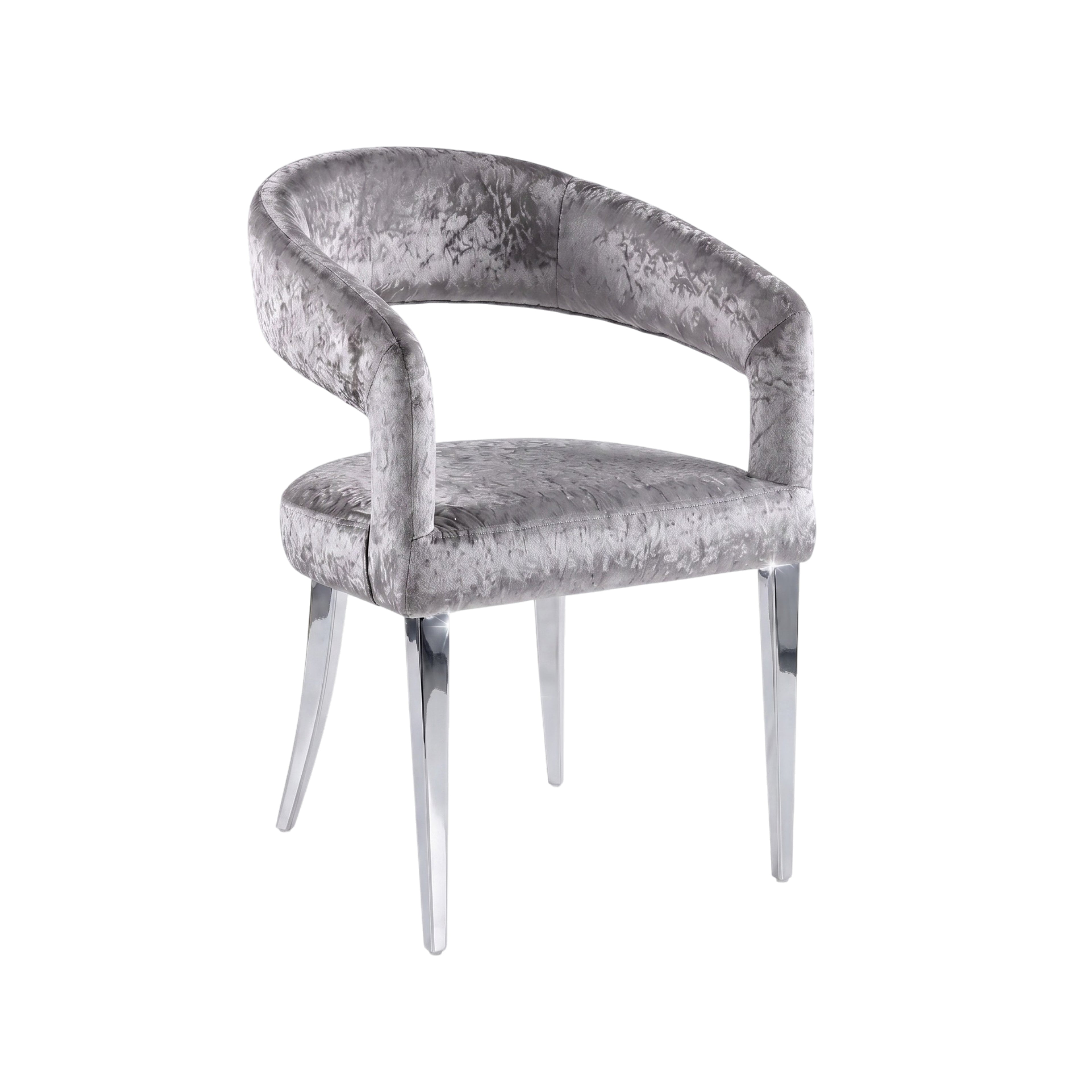 Silla Bianca | Estructura Acero Oro - Cromo