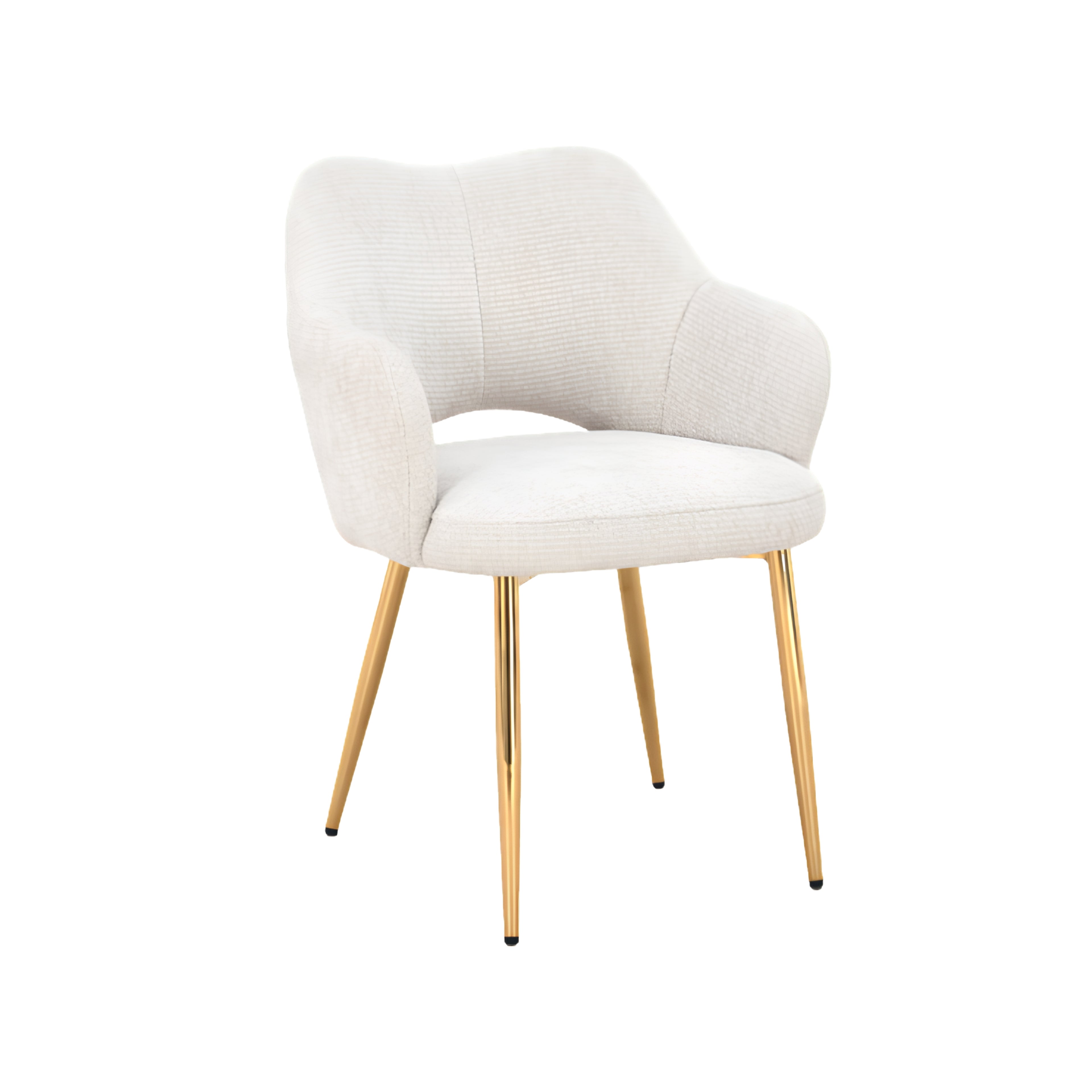 Silla Burdeos | Estructura Acero Oro