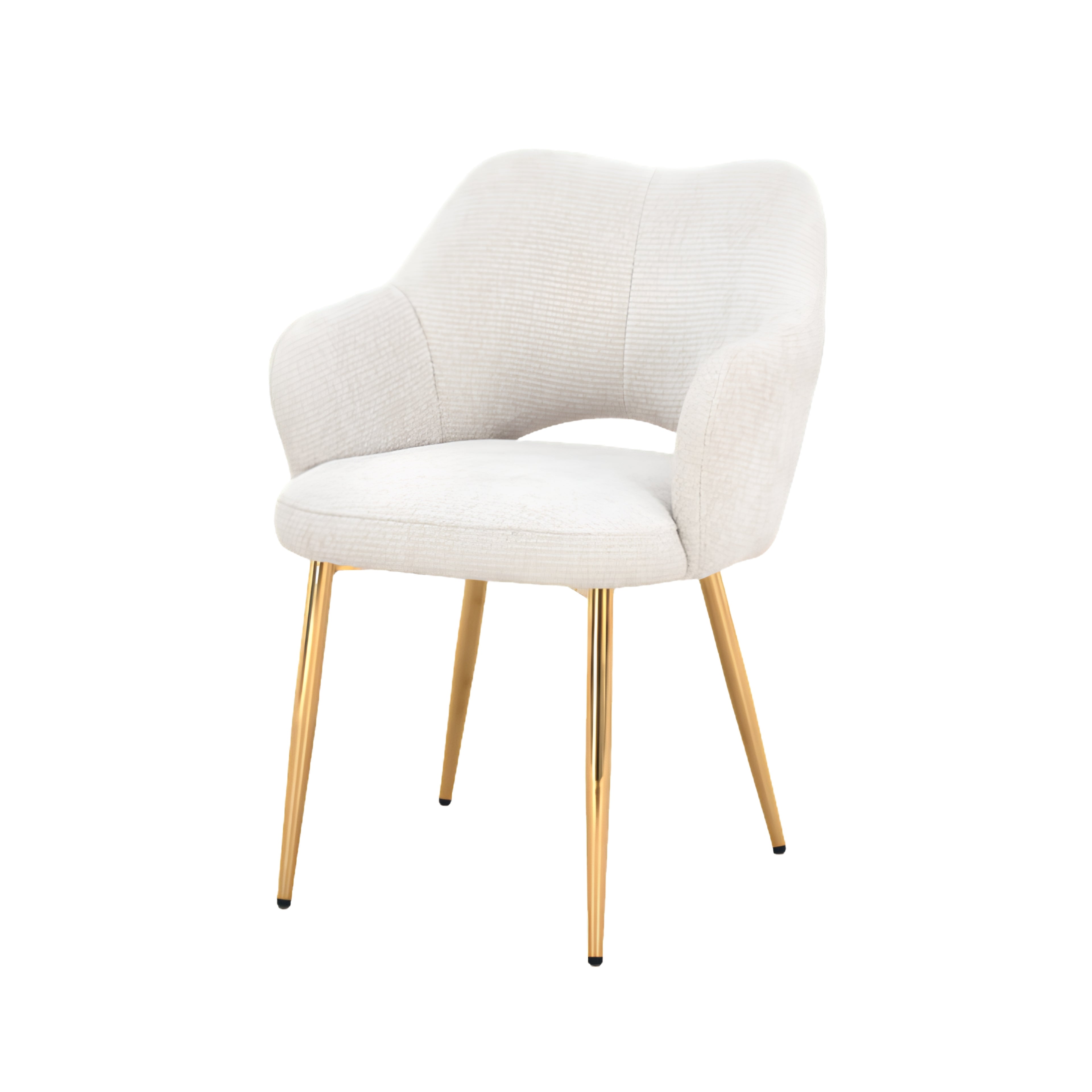 Silla Burdeos | Estructura Acero Oro