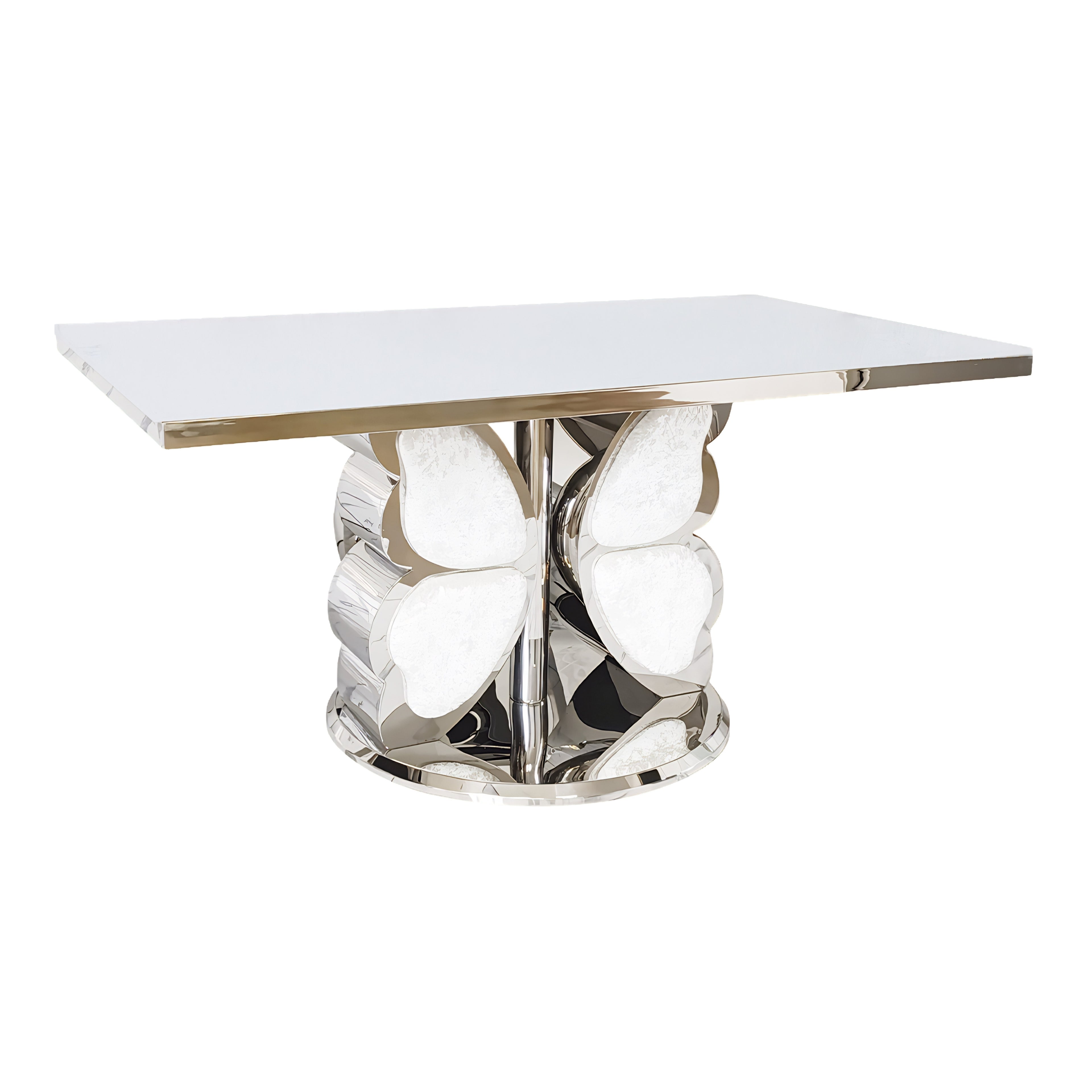 Mesa de Comedor Butterfly | Estructura Acero Cromo