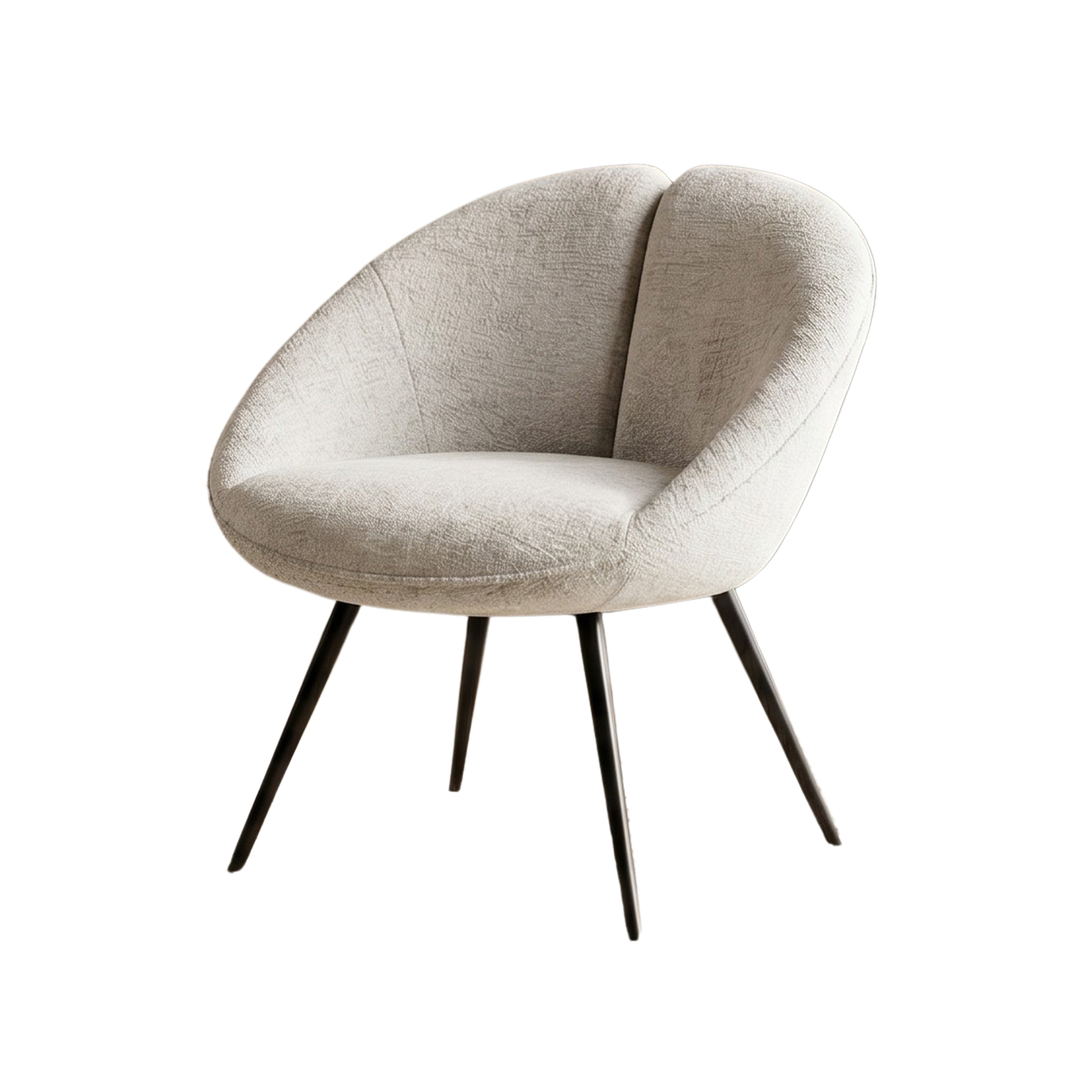 Silla Charlotte Giratoria 360º | Estructura Negra