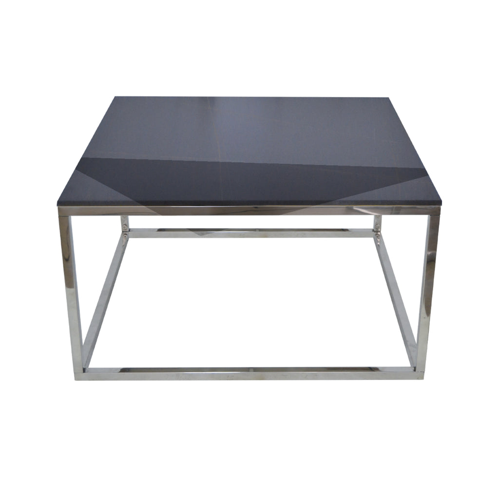 Mesa de Centro Cubo | Estructura Acero Cromo