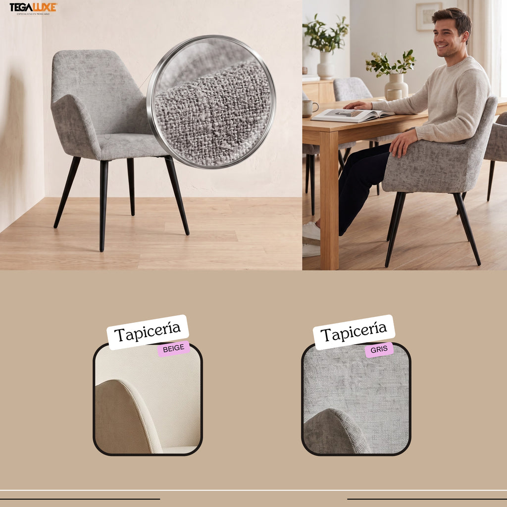 Silla Dakota | Estructura Negra