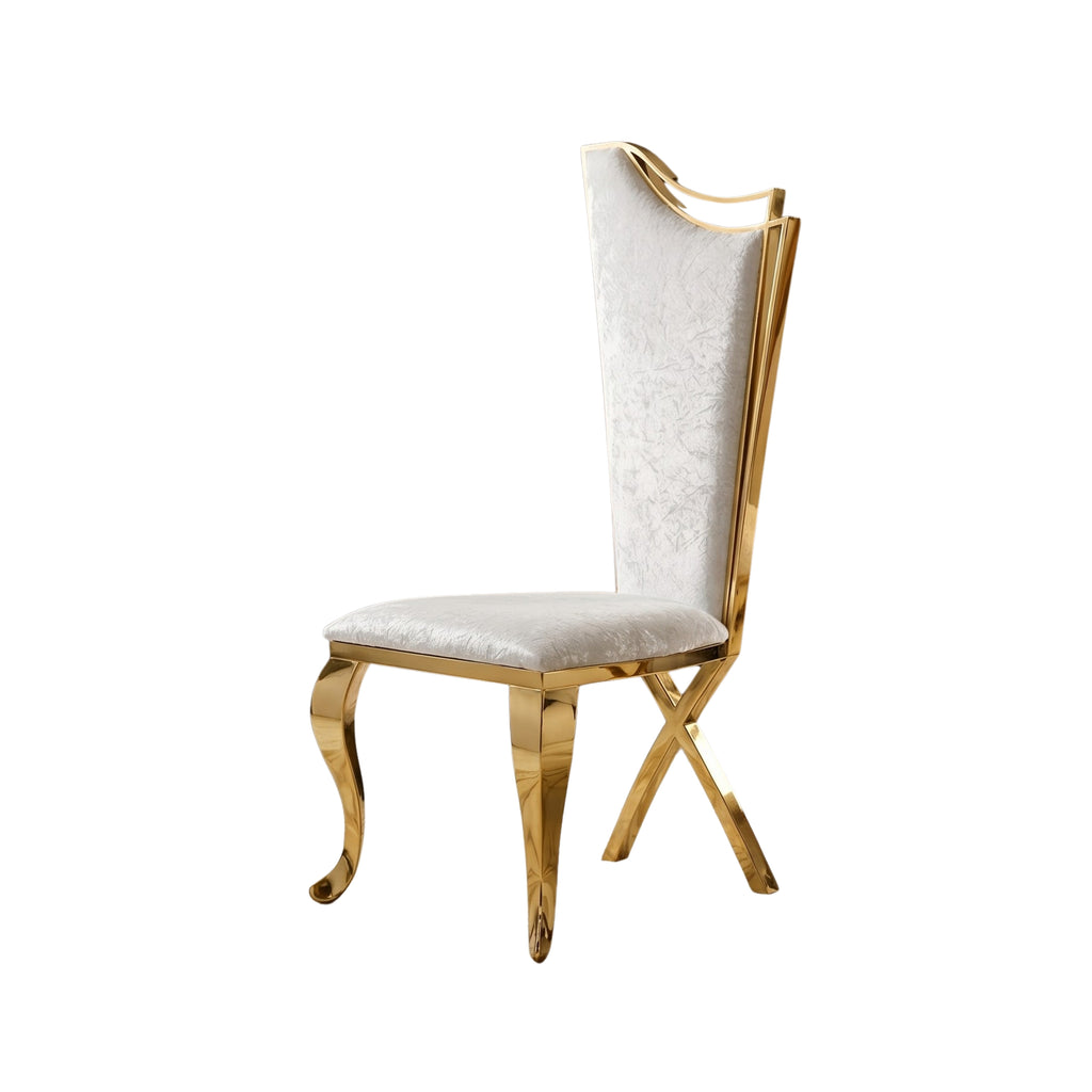 Silla Daniela | Estructura Acero Oro