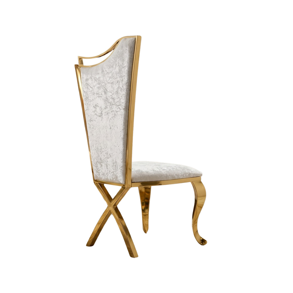 Silla Daniela | Estructura Acero Oro