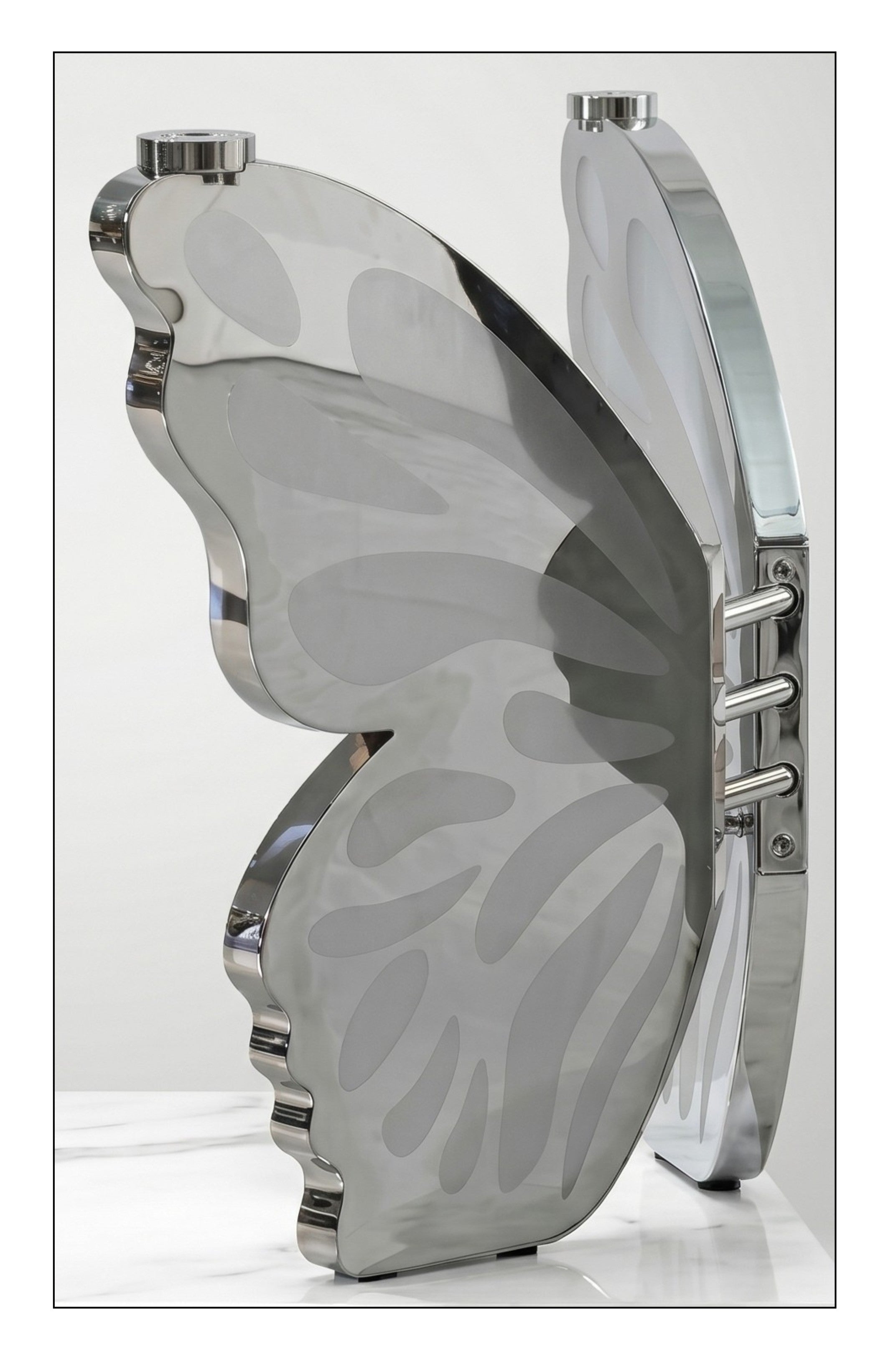 Mesa de Comedor Mariposa | Estructura Acero Oro