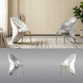 Silla Diamante | Estructura Acero Oro - Cromo