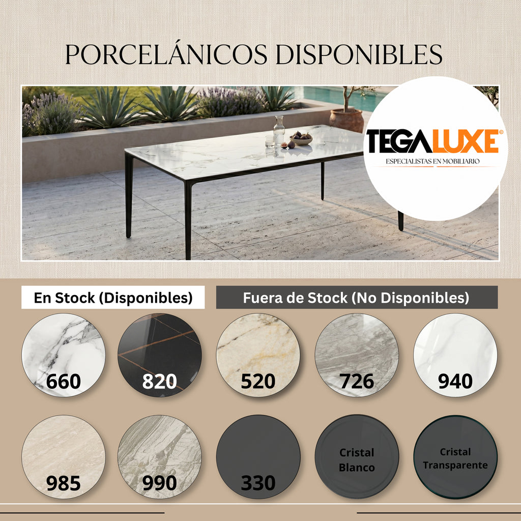 Mesa Exterior Dylan | Estructura Negra