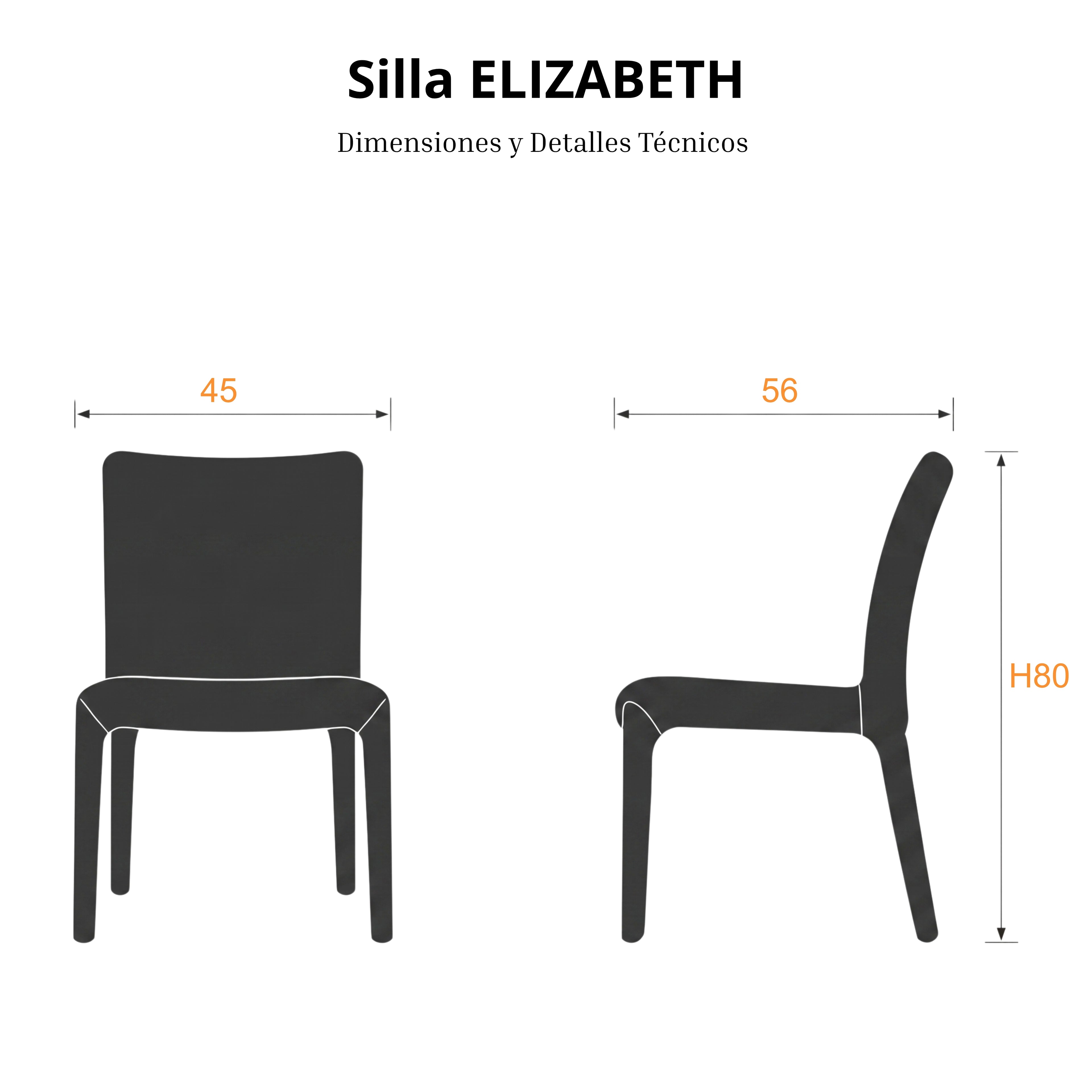 Silla Elizabeth | Estructura Texturizada