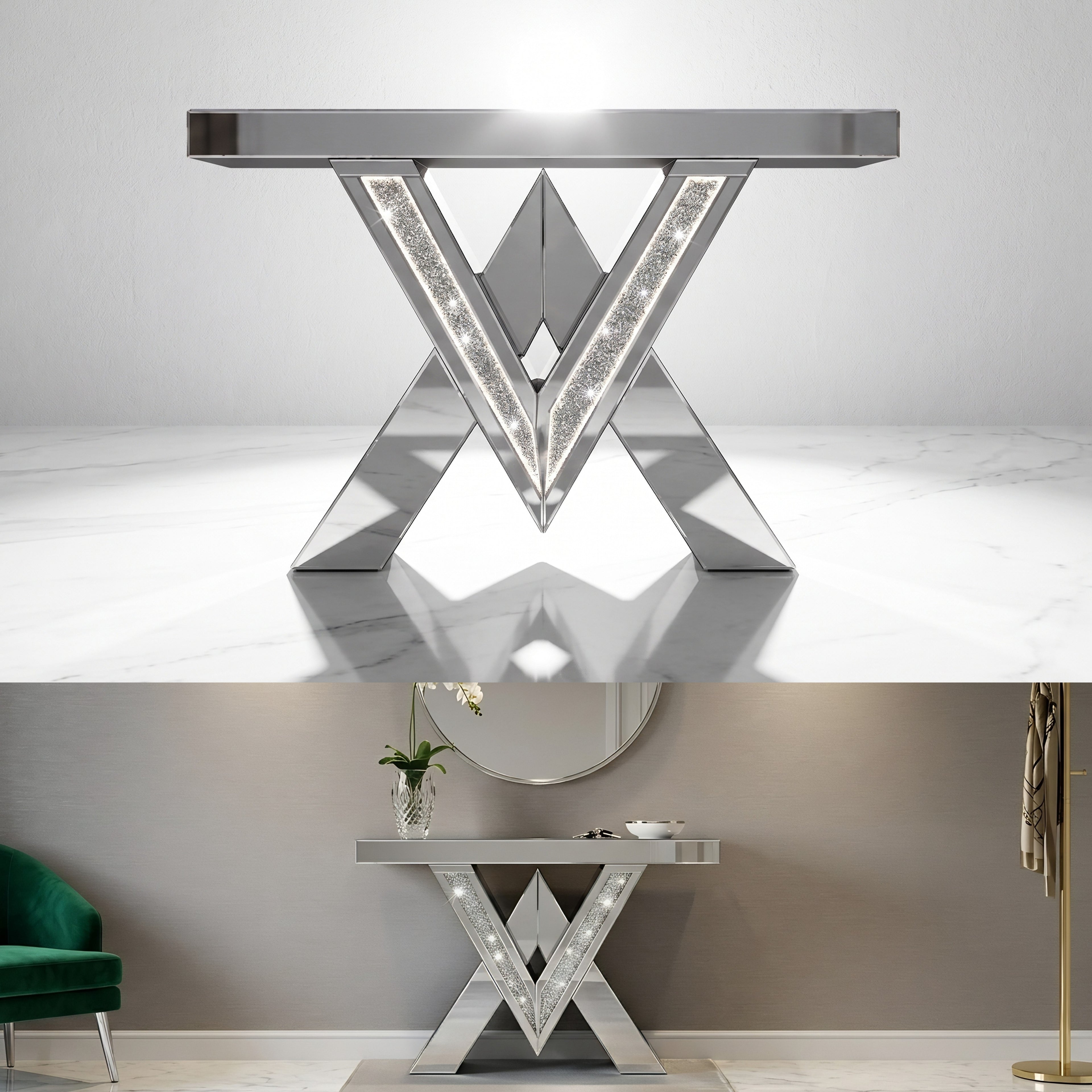 Mueble de Entrada VV | Cristal
