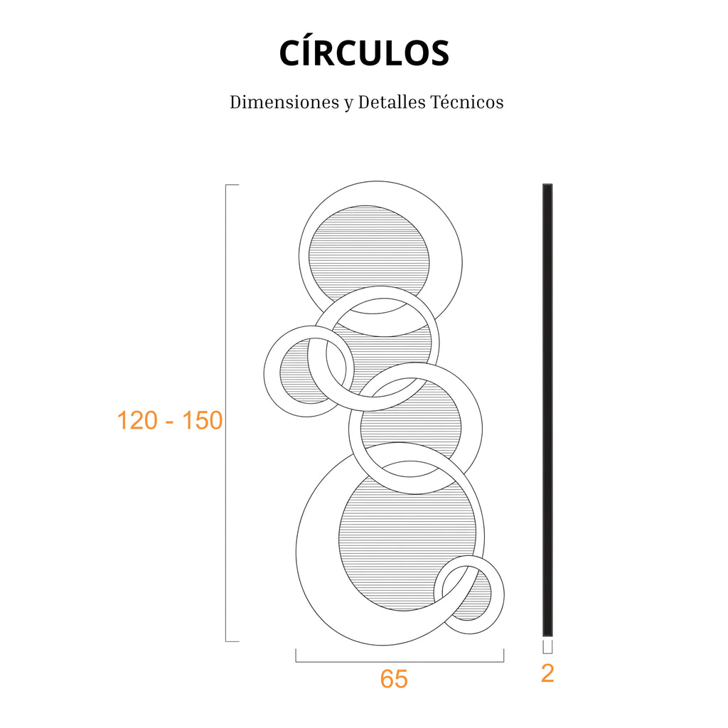 Círculos | Espejo Decorativo