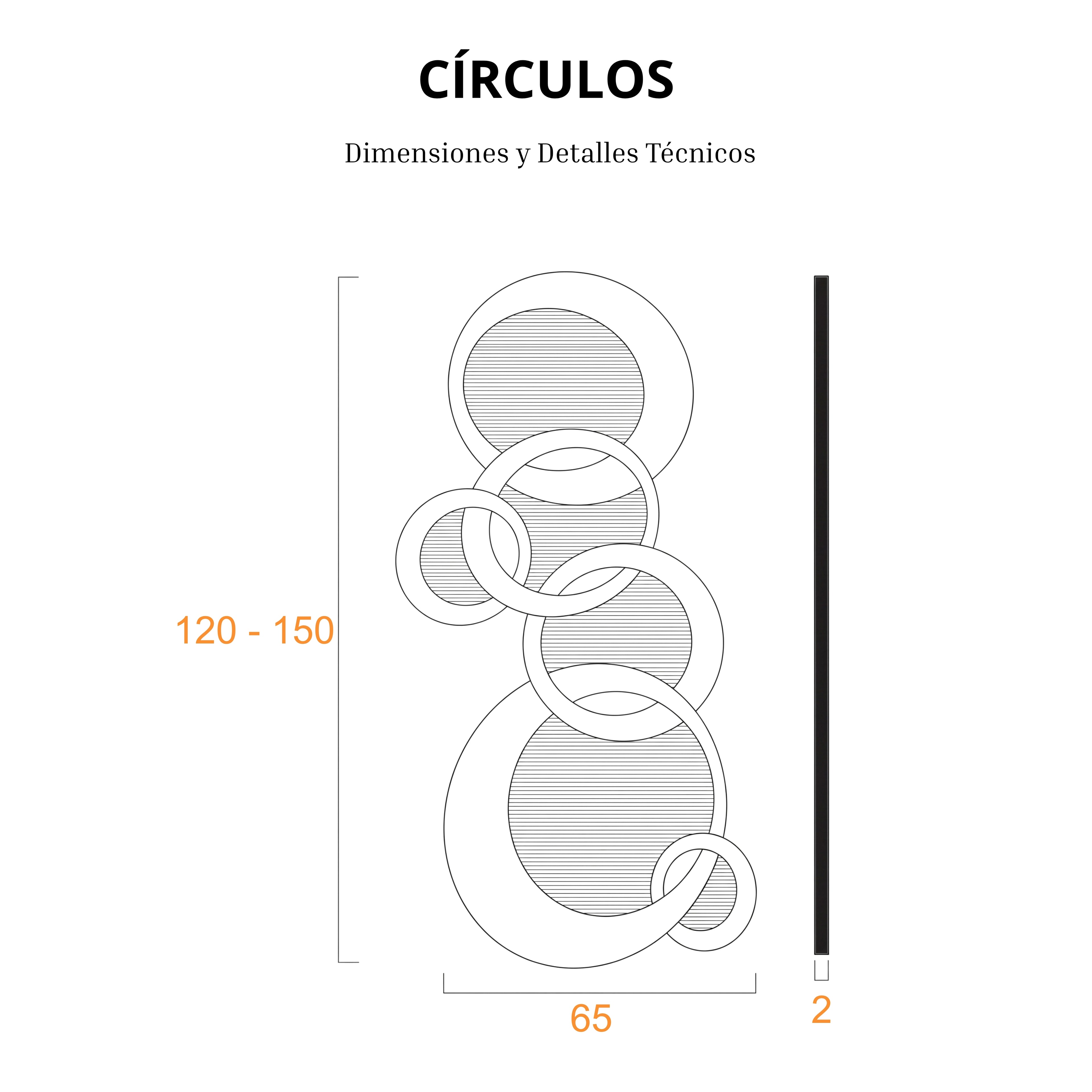 Círculos | Espejo Decorativo