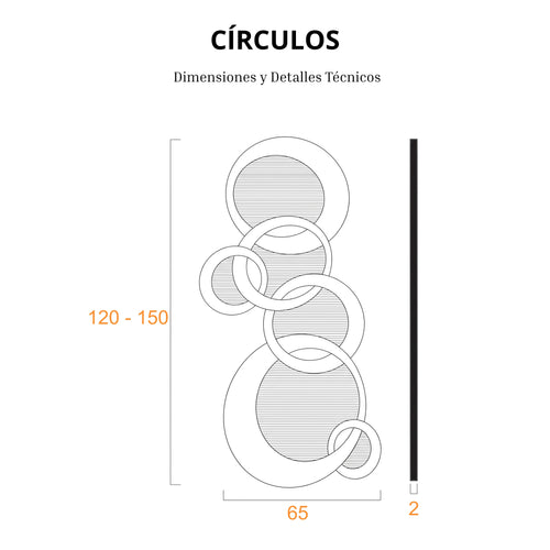 Círculos | Espejo Decorativo