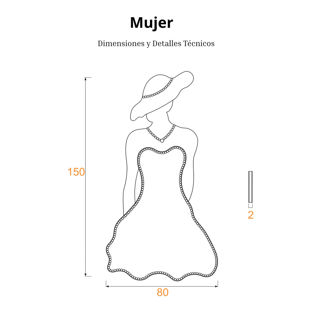 Mujer | Espejo Decorativo