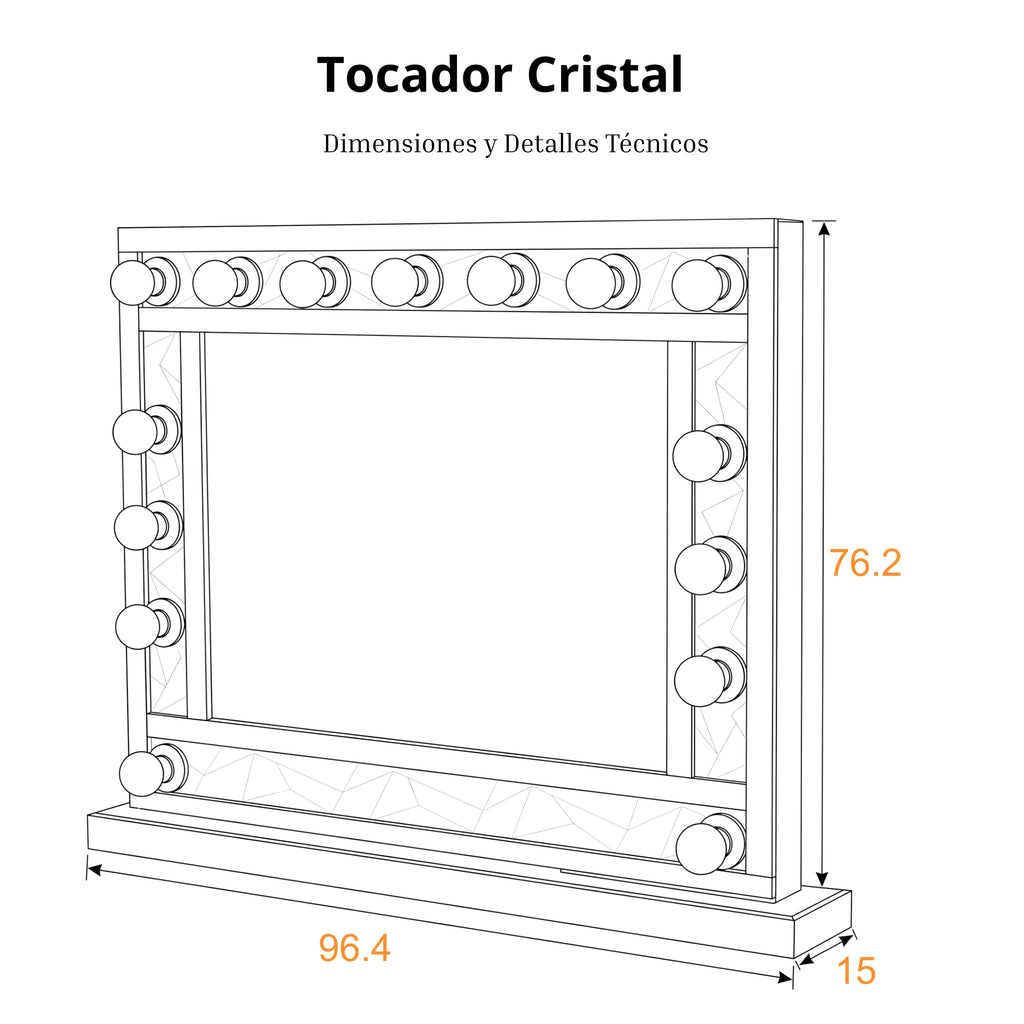 Espejo Tocador | Cristal