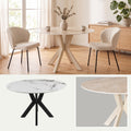 Mesa de Comedor Florencia | Estructura Negra - Beige