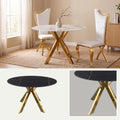 Mesa de Comedor Florencia | Estructura Acero Oro