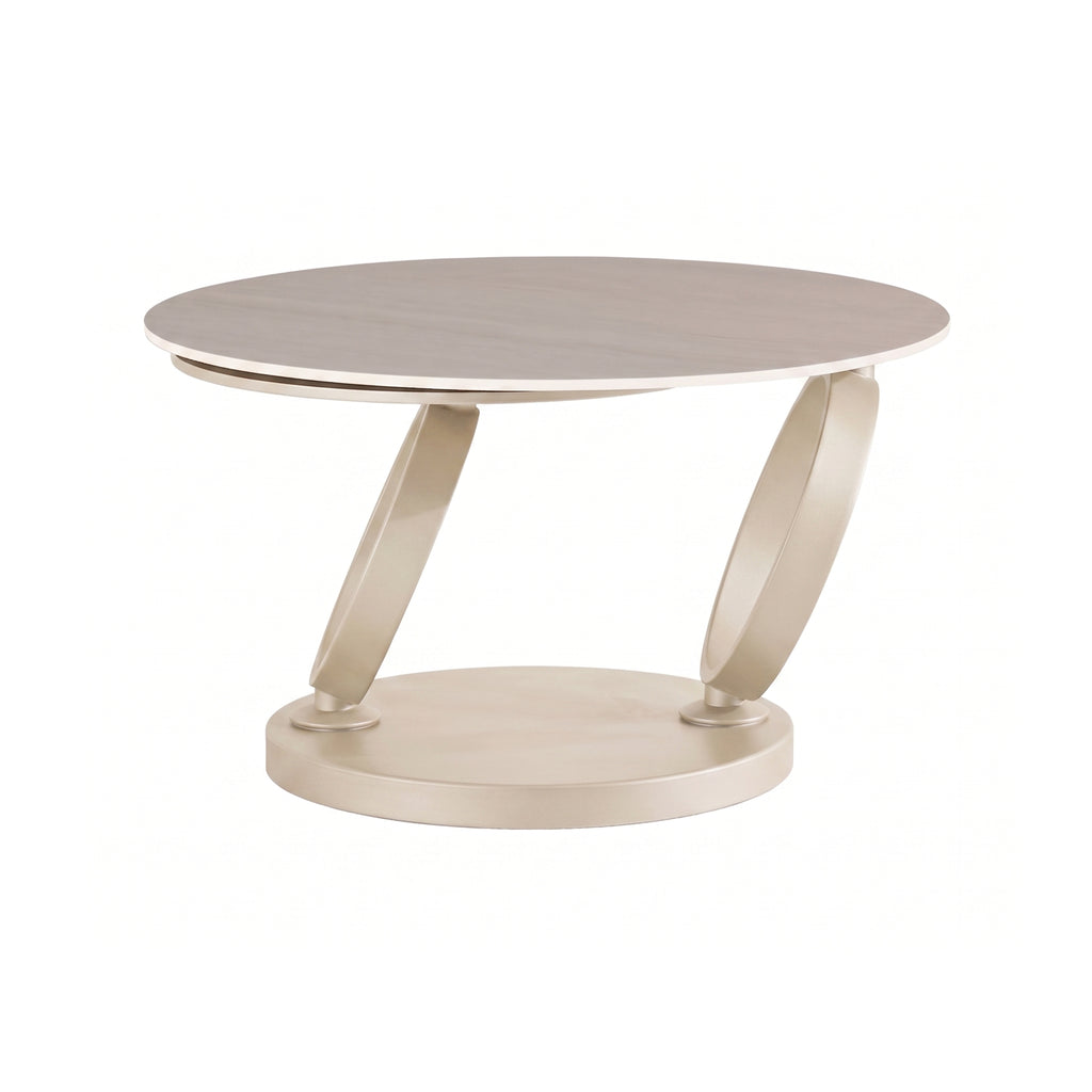 Mesa de Centro Gaia | Estructura Beige