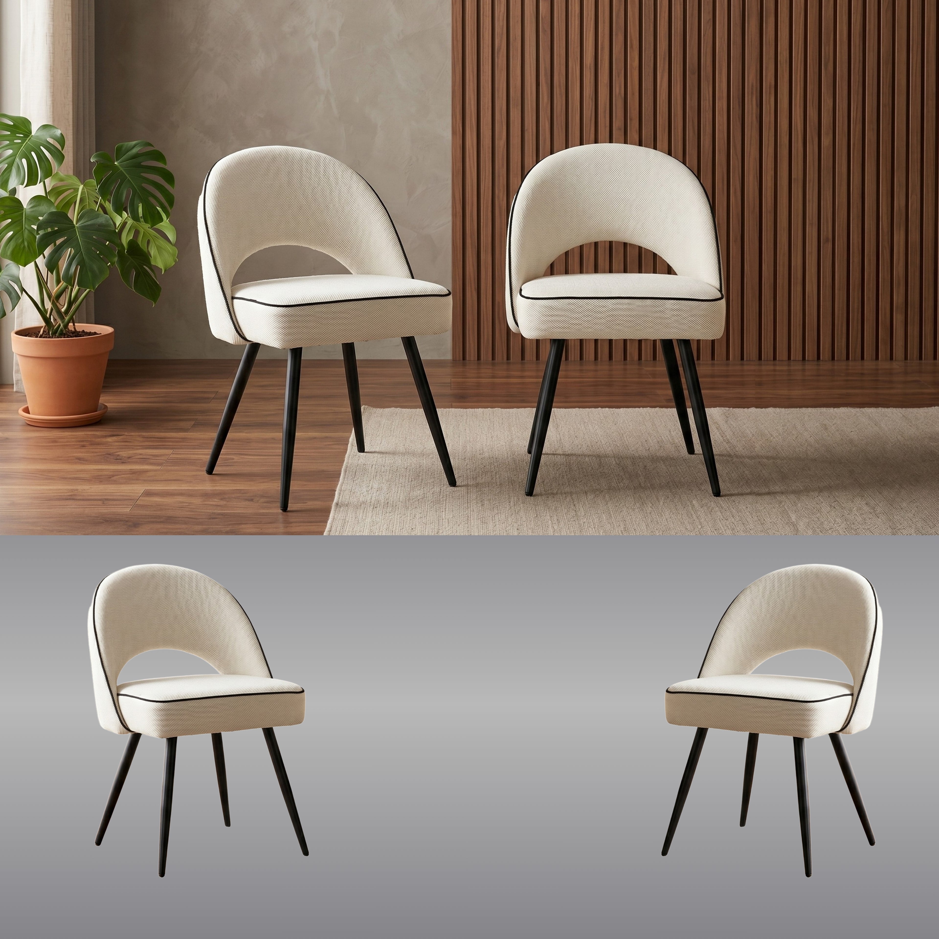 Silla Ginebra | Estructura Negra