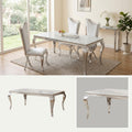 Mesa de Comedor Isabelina | Estructura Acero Cromo