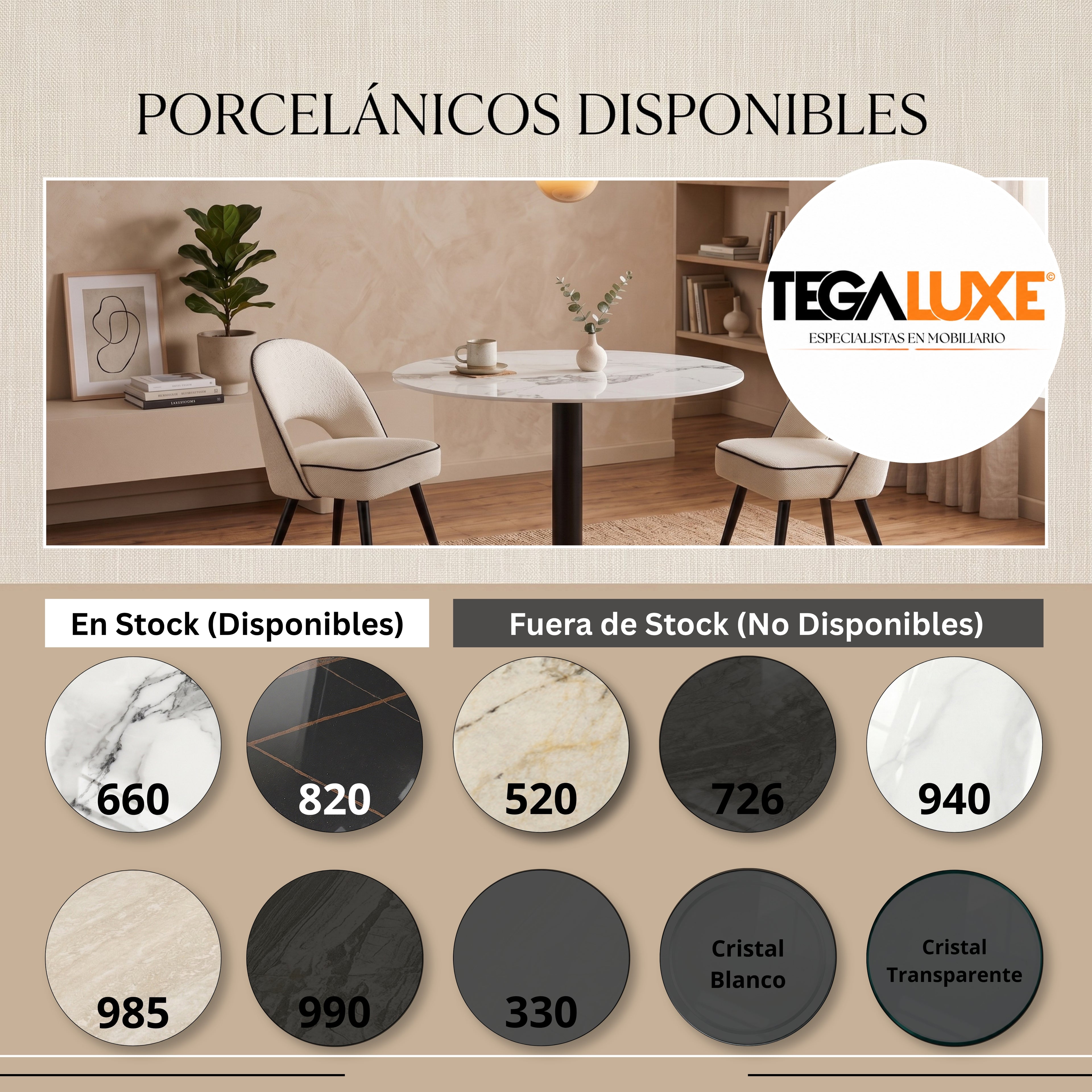 Mesa de Comedor Jack | Estructura Negra