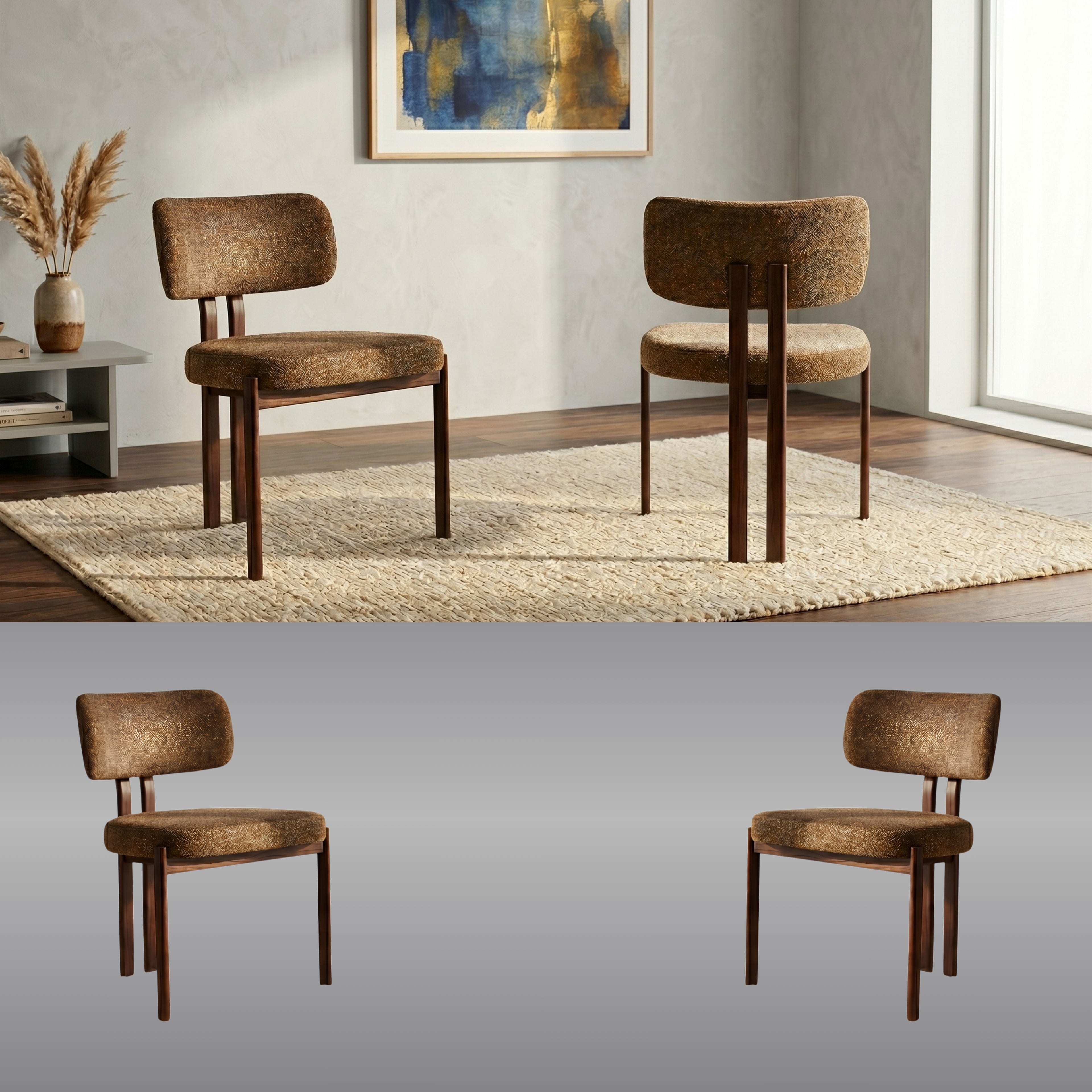 Silla Julia | Estructura Marrón
