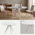 Mesa de Comedor Extensible Julieta | Estructura Blanca