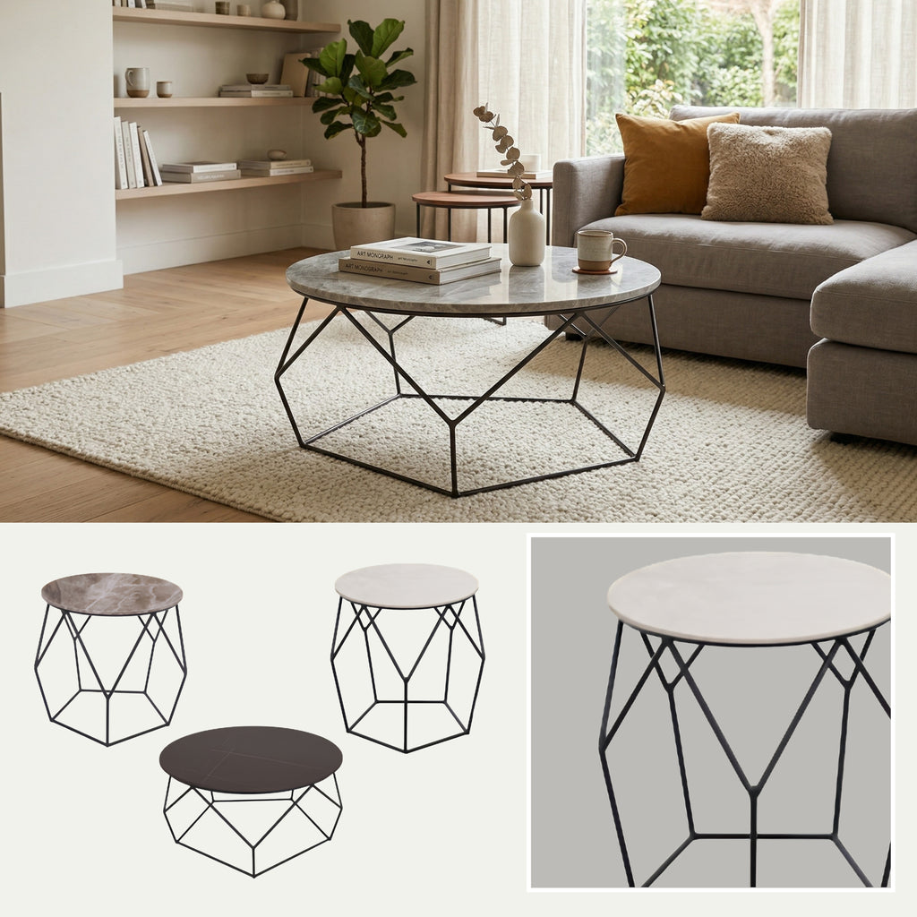 Mesa de Centro Leire | Estructura Negra