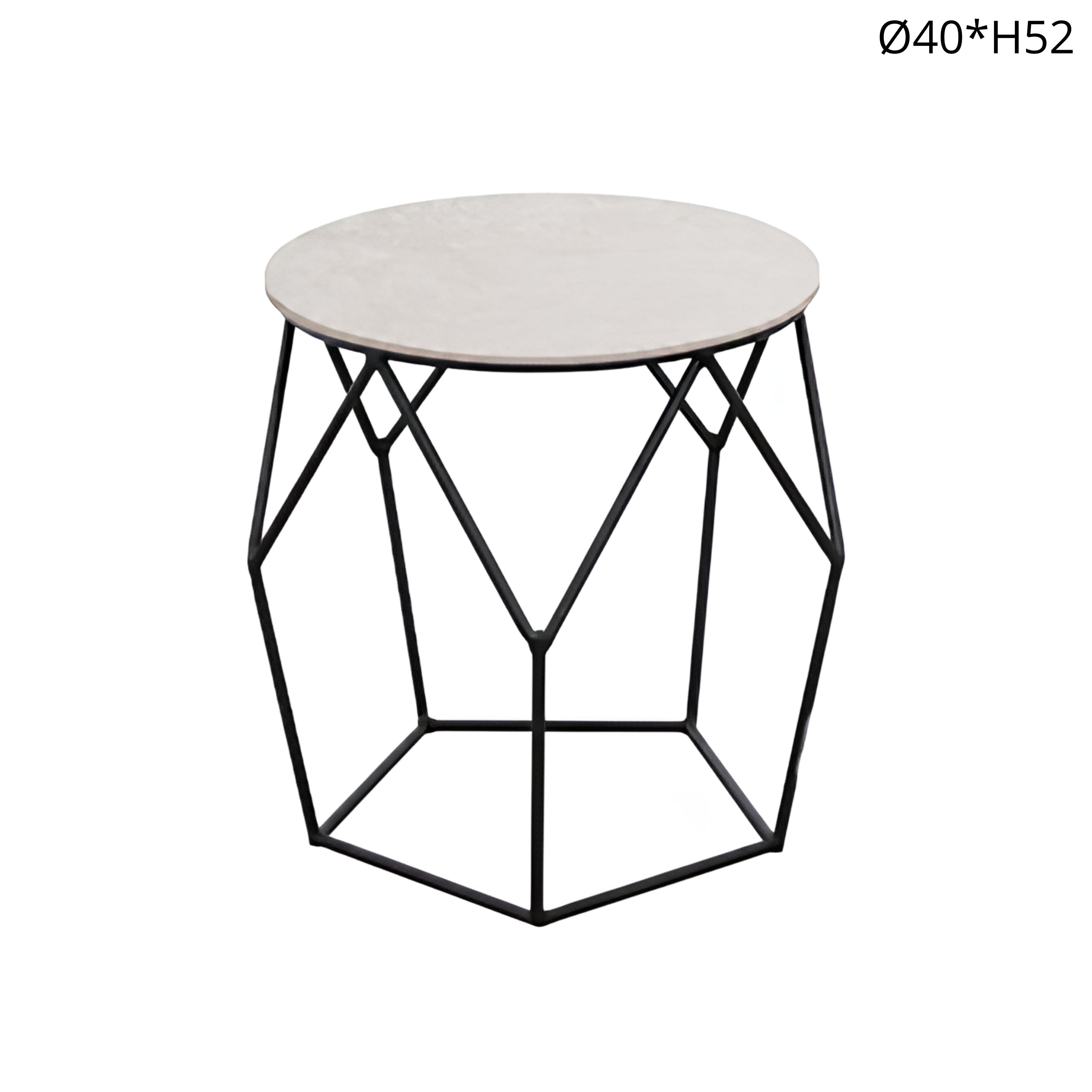 Mesa de Centro Leire | Estructura Negra