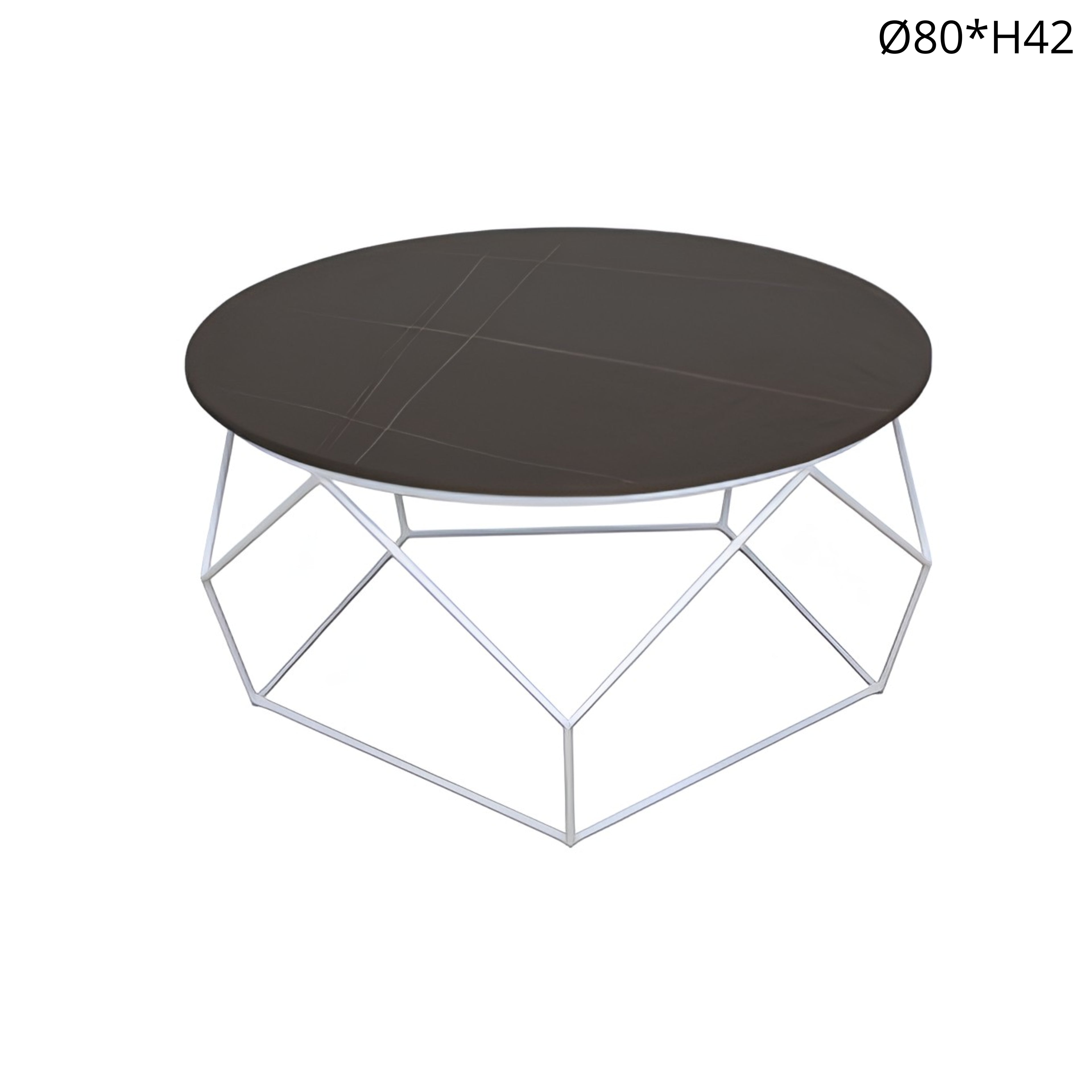 Mesa de Centro Leire | Estructura Blanca