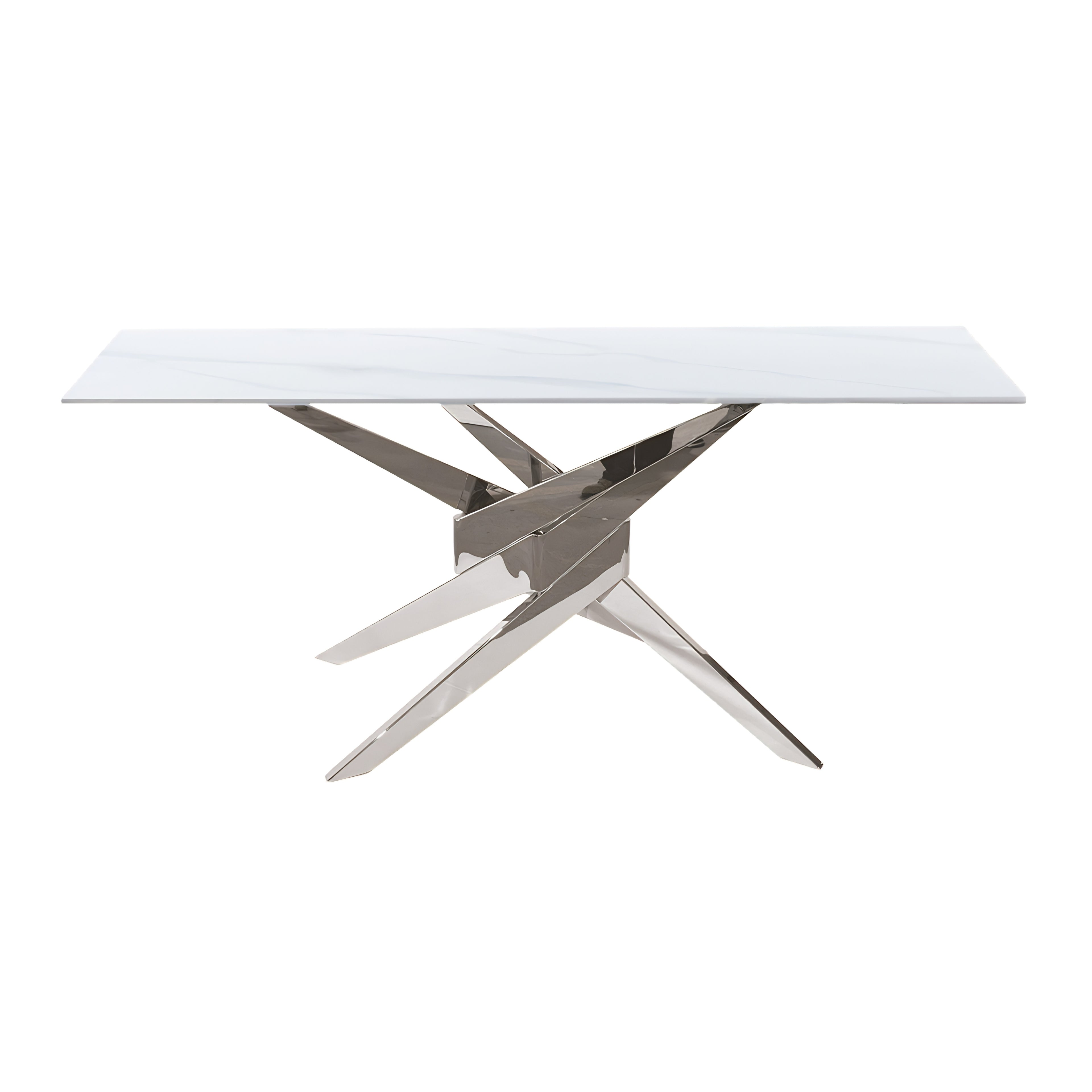Mesa de Comedor Lisboa | Estructura Acero Cromo