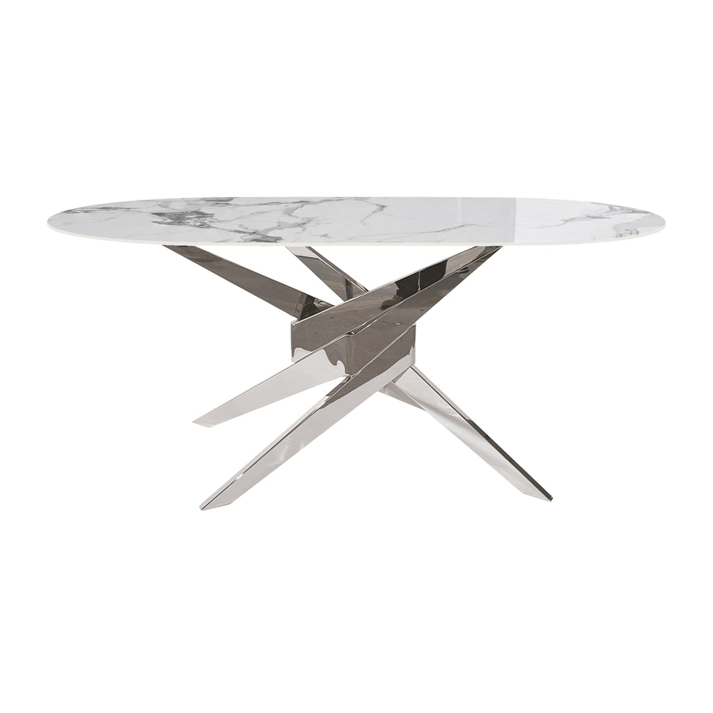 Mesa de Centro Lisboa | Estructura Acero Cromo