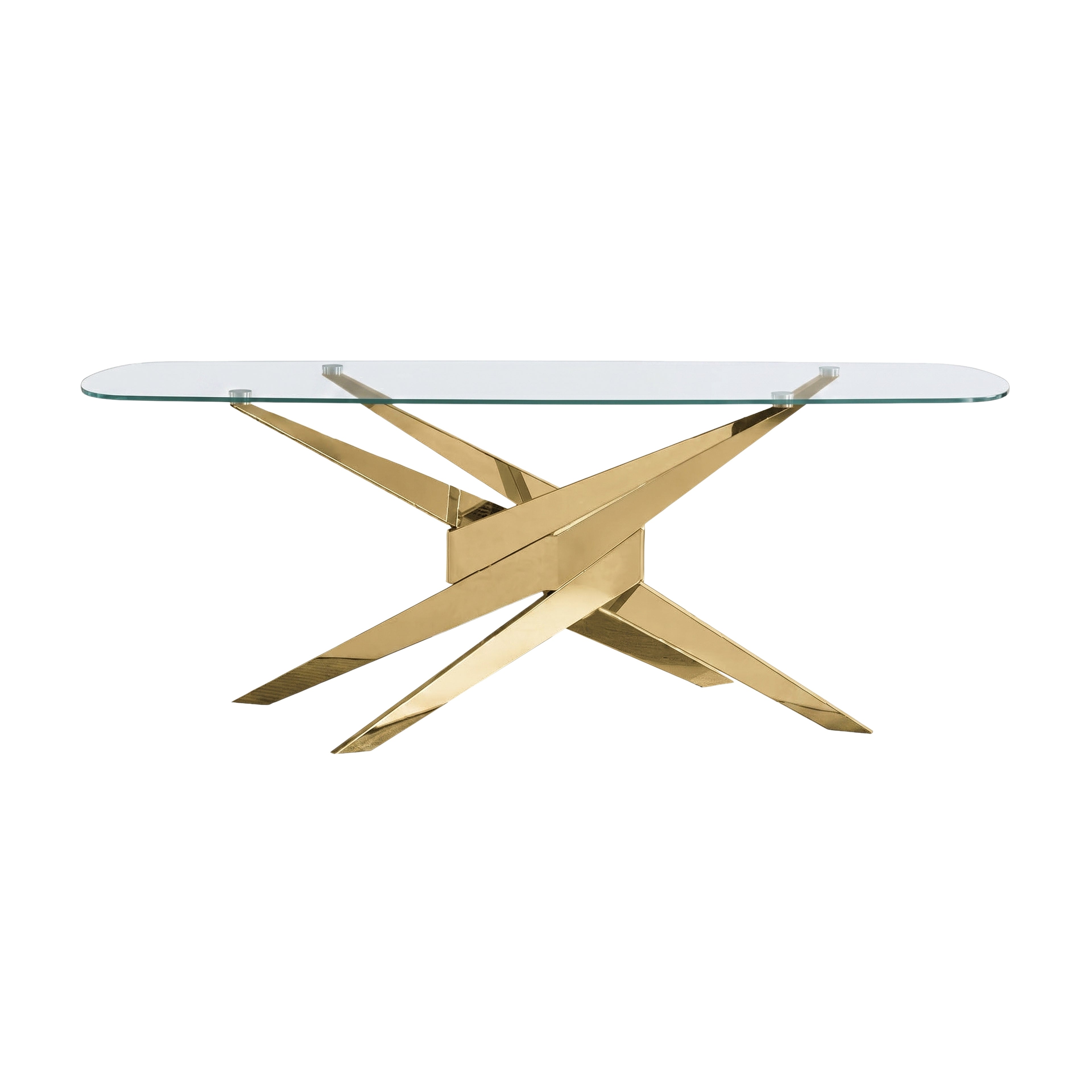Mesa de Comedor Lisboa | Estructura Acero Oro