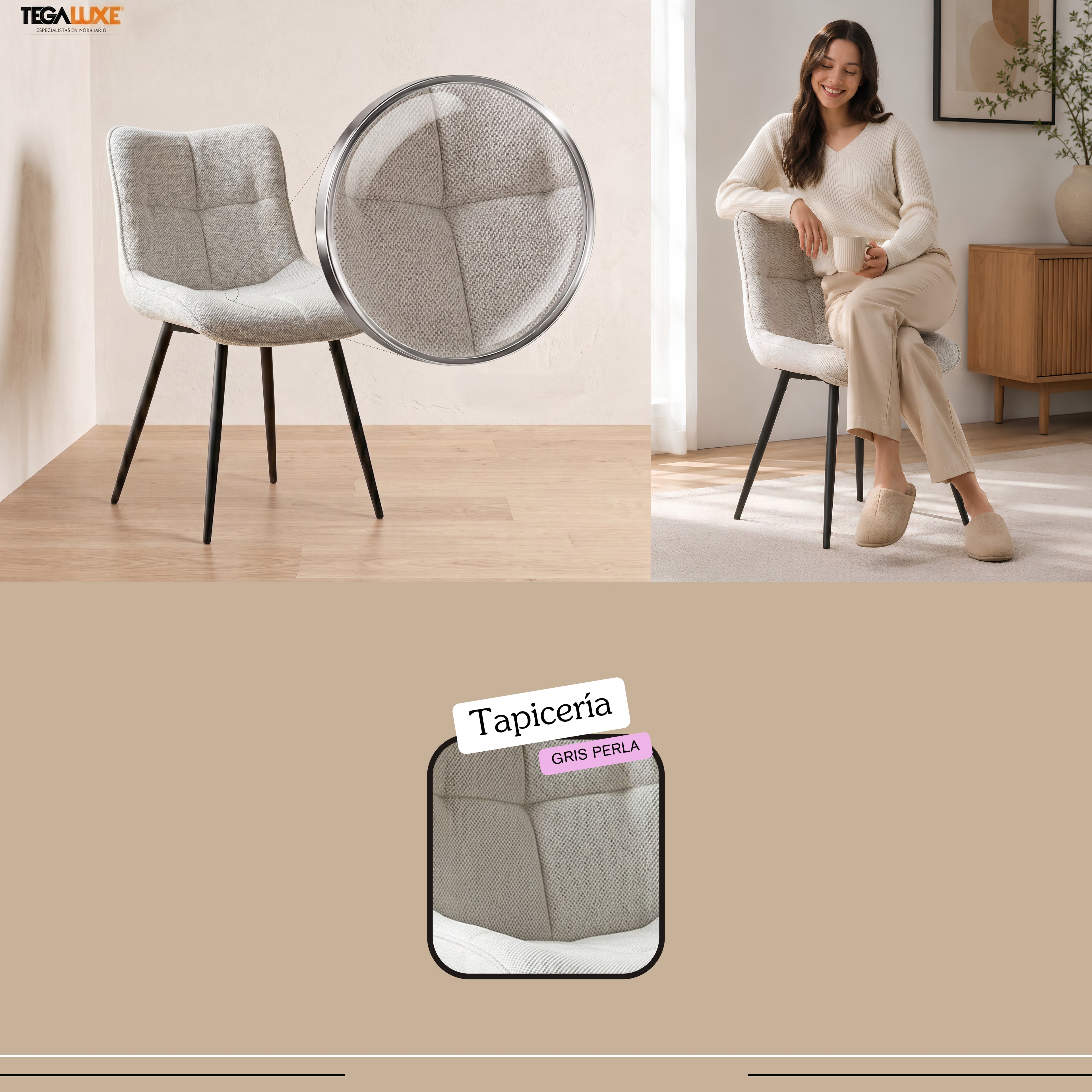 Silla Marsella | Estructura Negra