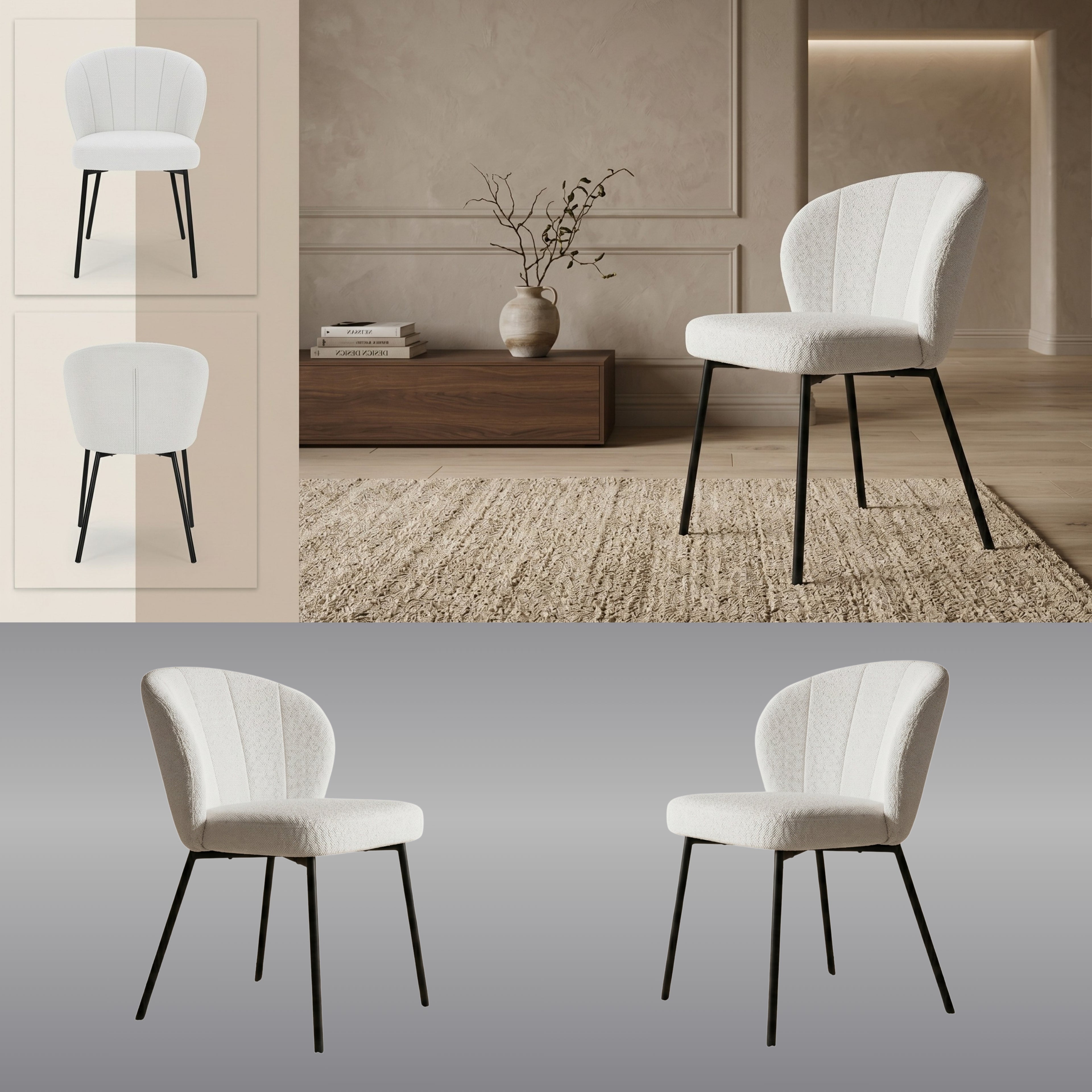 Silla Montpellier | Estructura Negra