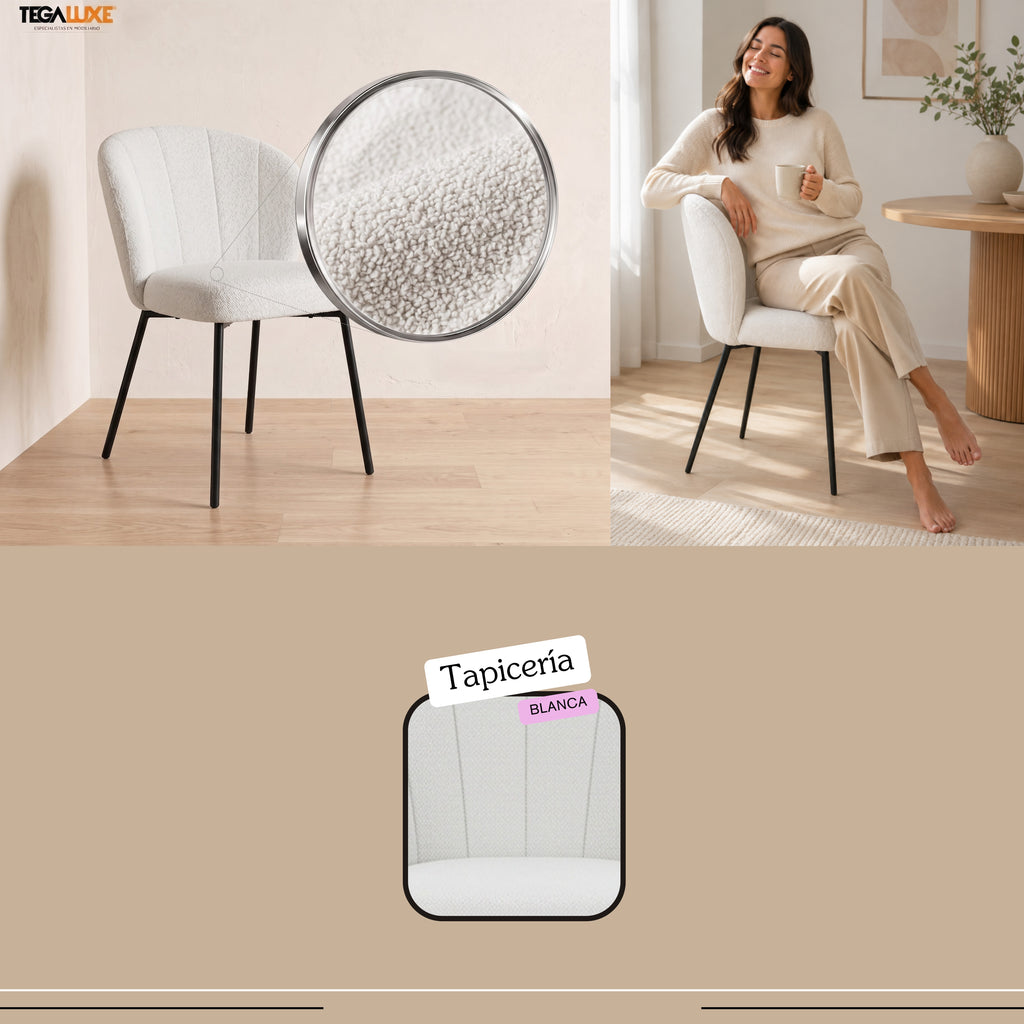 Silla Montpellier | Estructura Negra