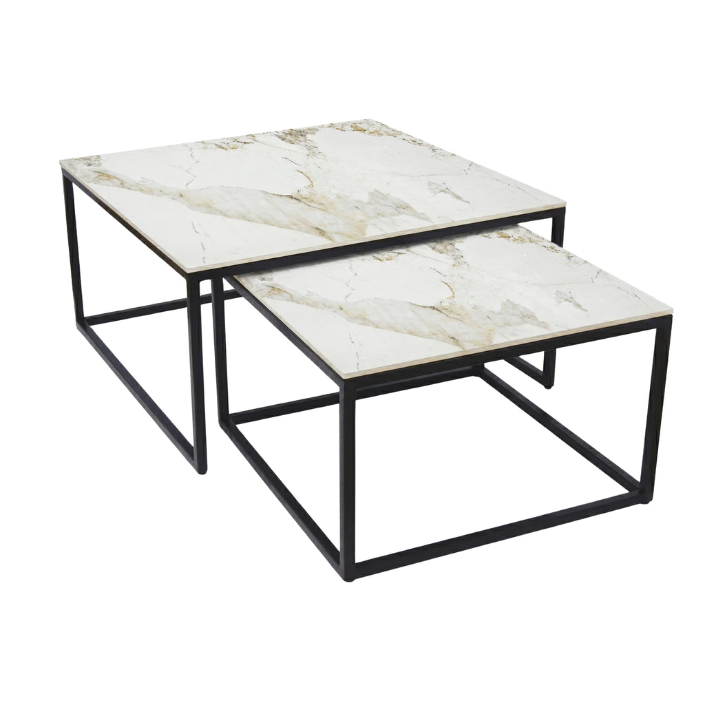 Mesa de Centro Nido Cubo | Estructura Negra