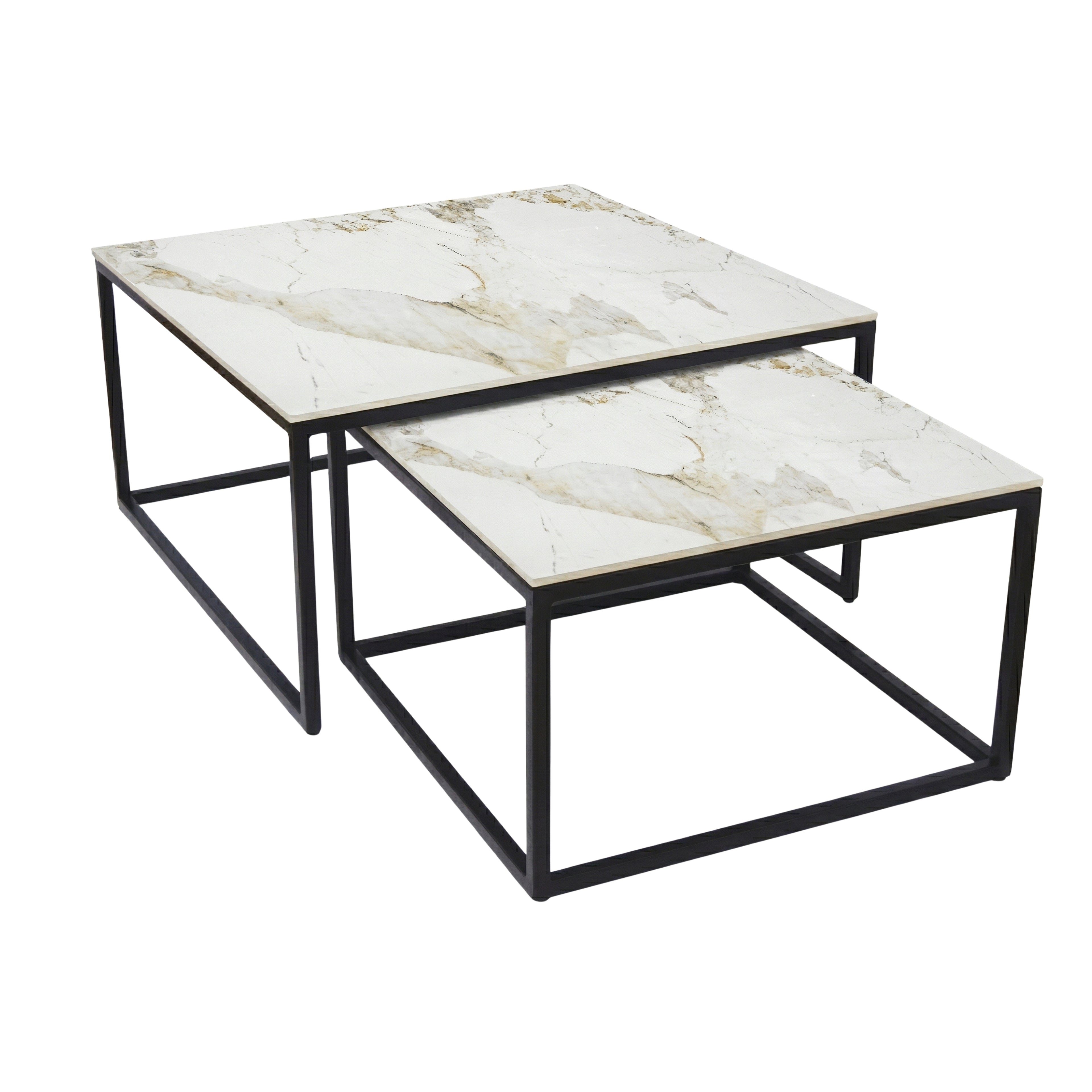 Mesa de Centro Nido Cubo | Estructura Negra