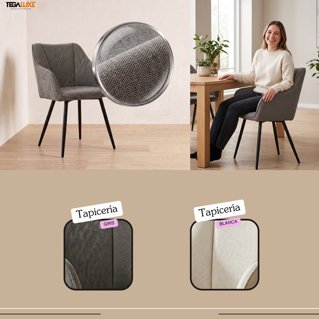 Silla Niza | Estructura negra