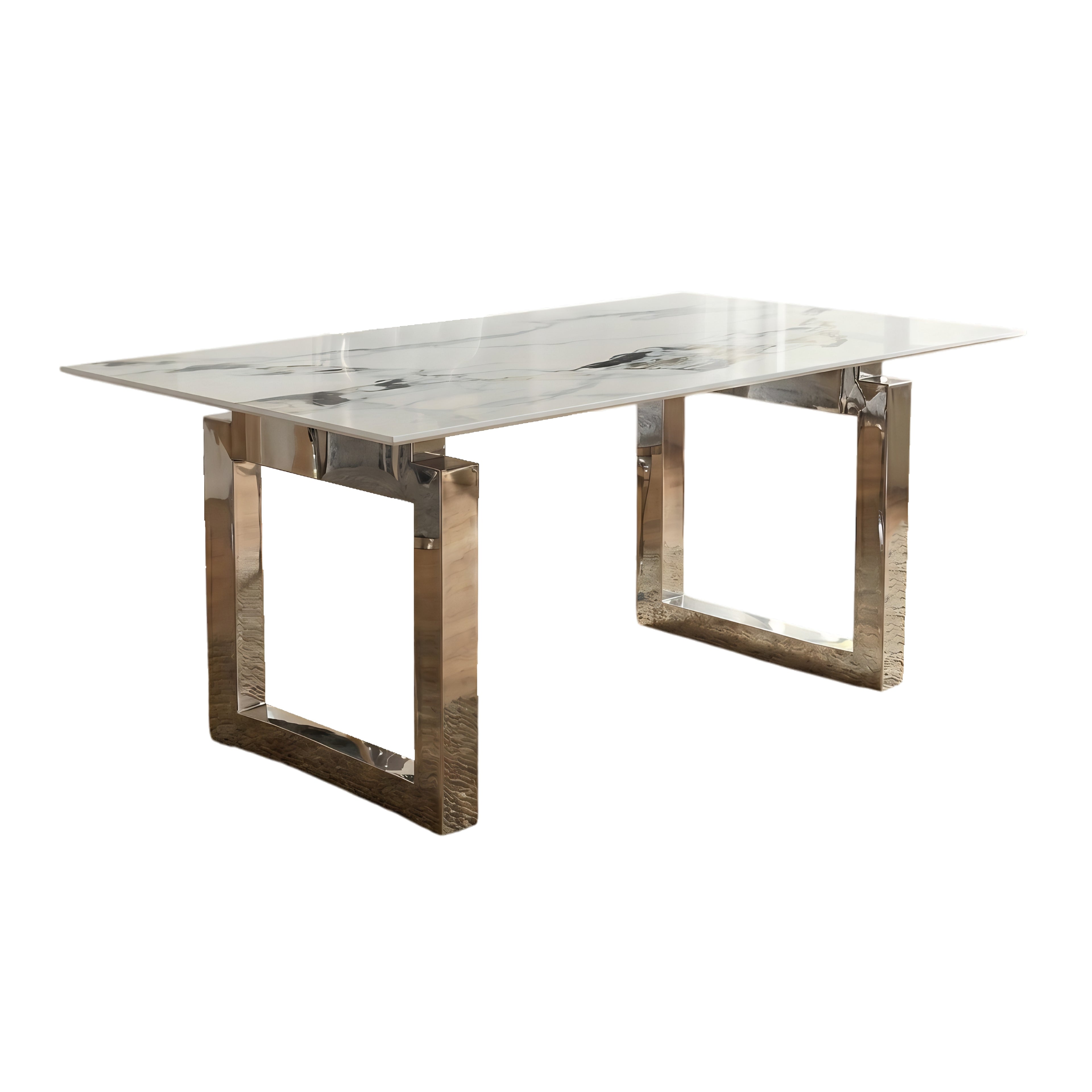 Mesa de Comedor Odessa | Estructura Acero Cromo