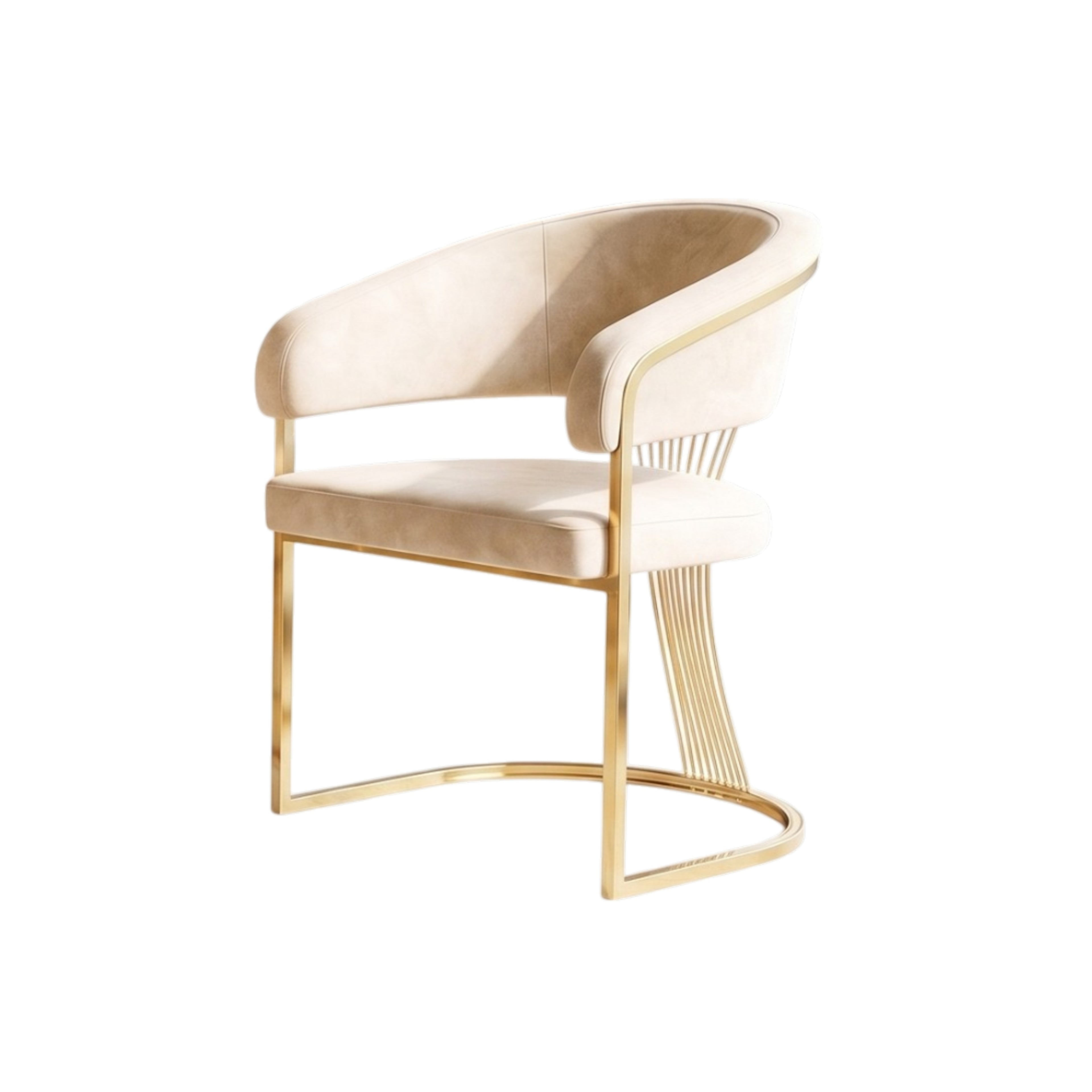 Silla Polo | Estructura Acero Oro