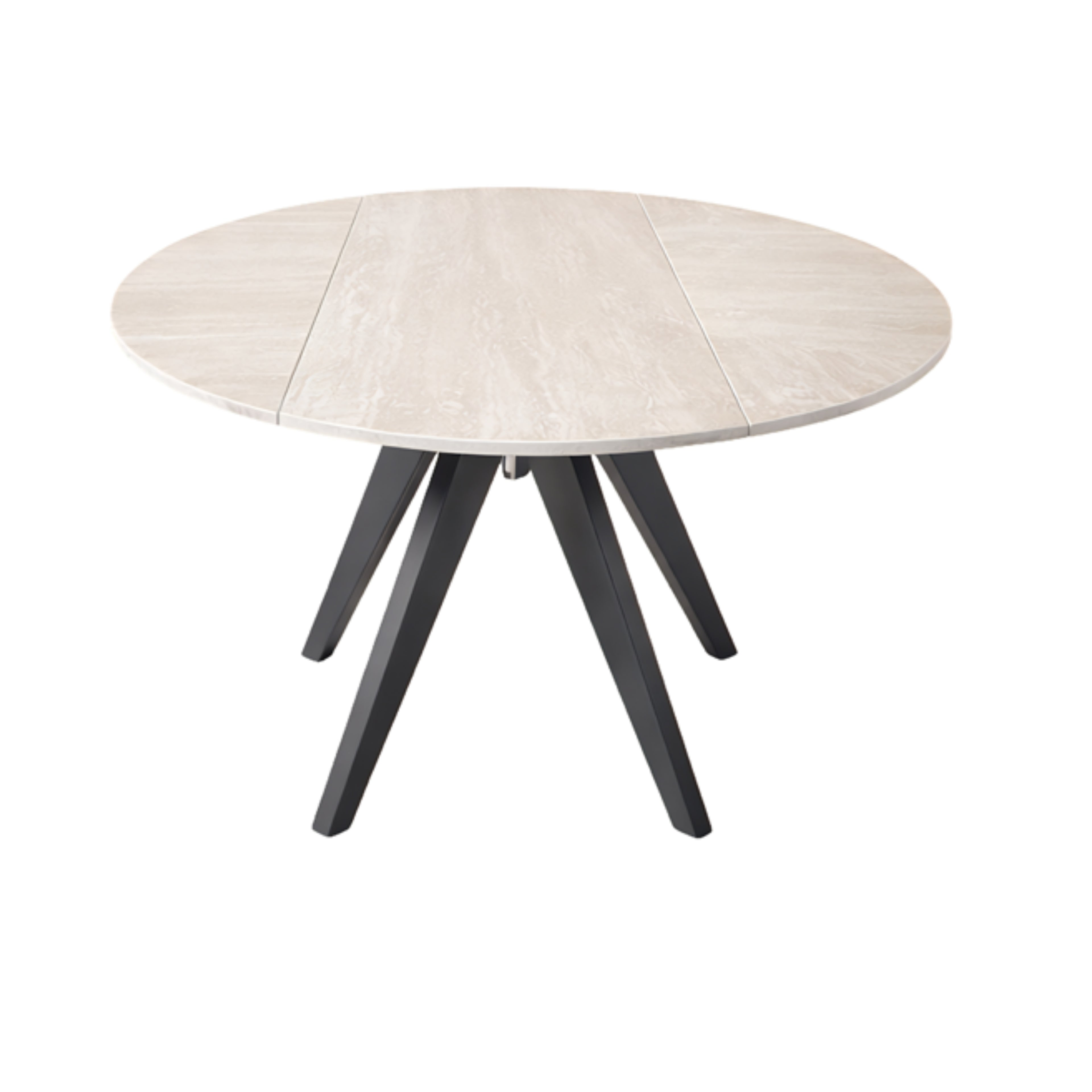 Mesa de Comedor Extensible Roma | Estructura Negra