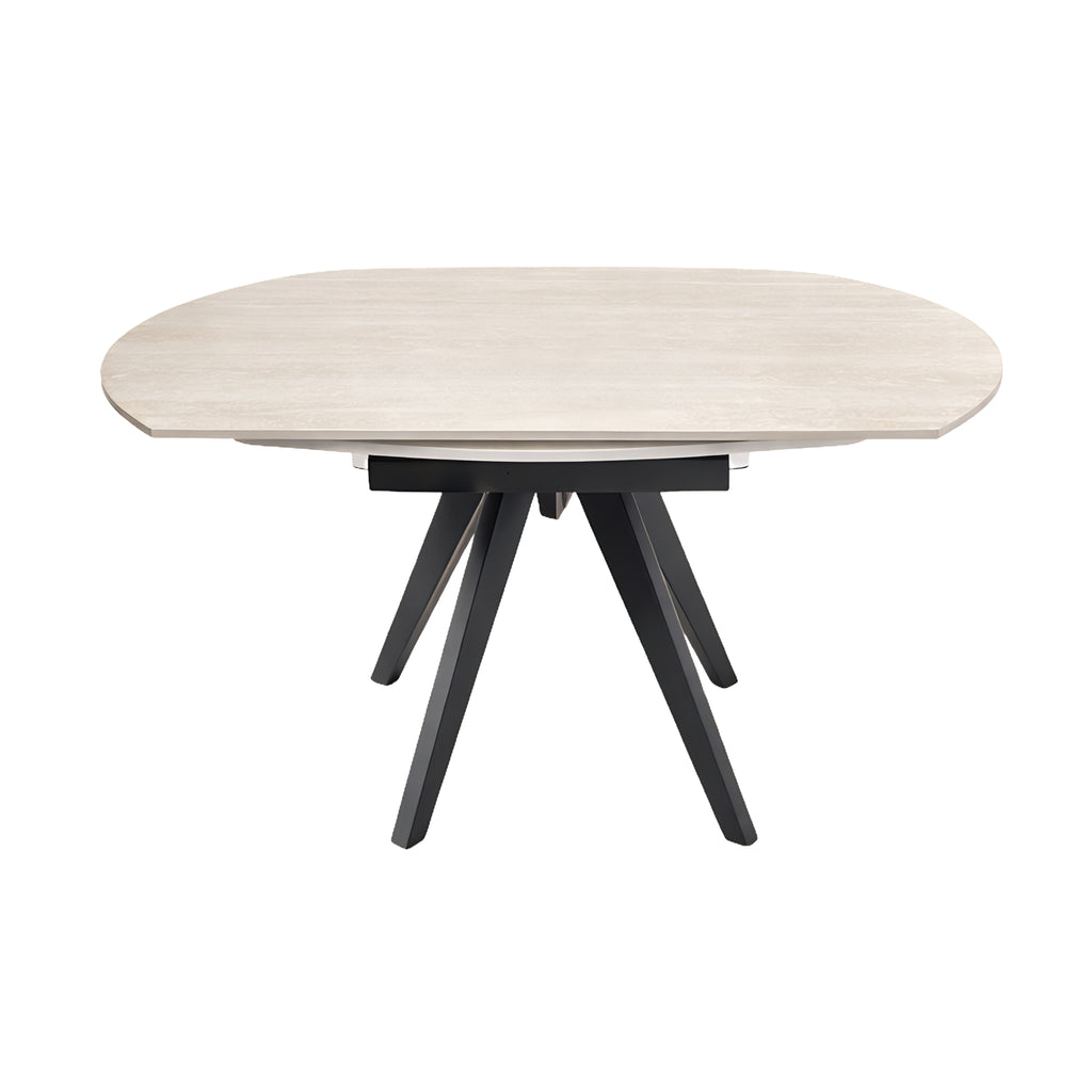 Mesa de Comedor Extensible Roma | Estructura Negra
